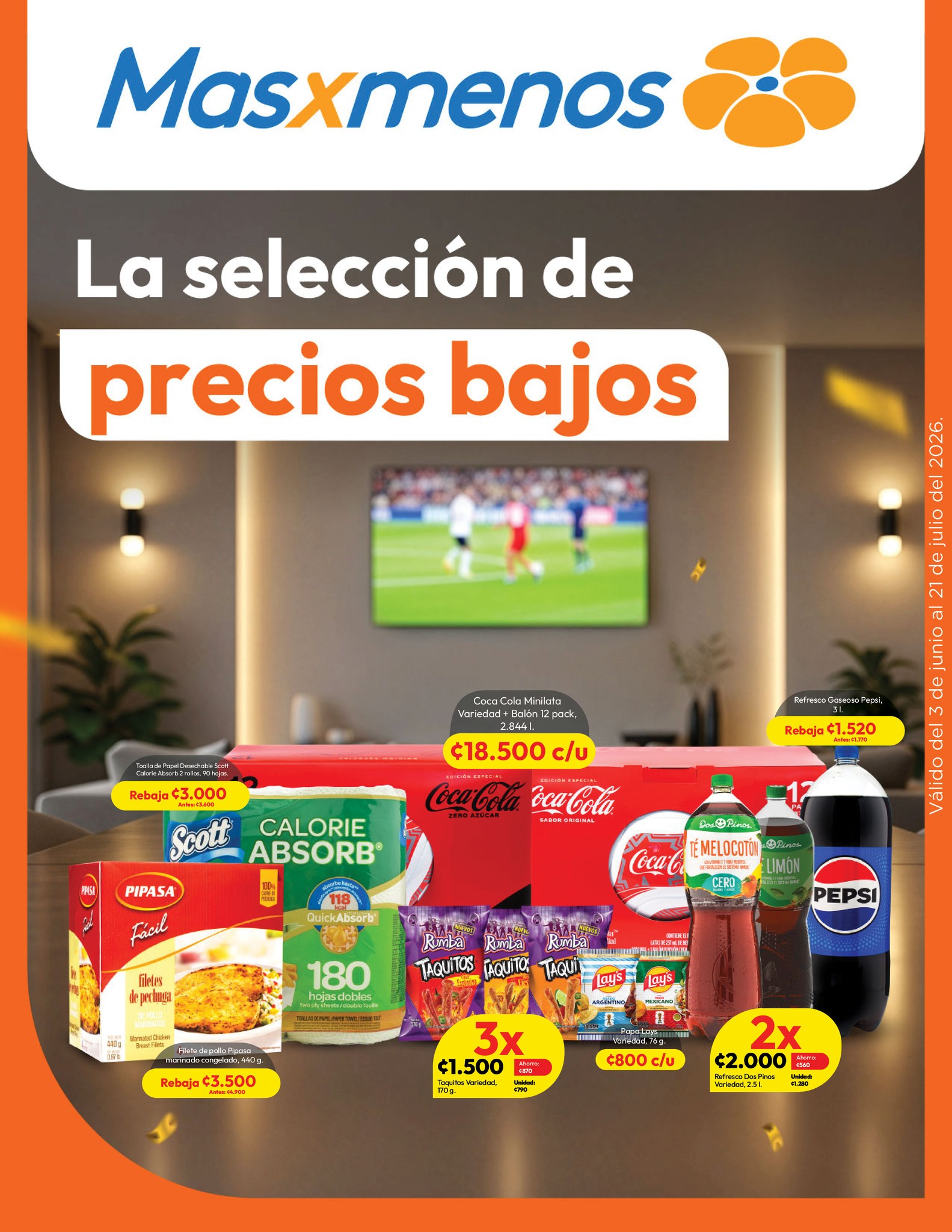 Masxmenos Costa Rica Facebook ad