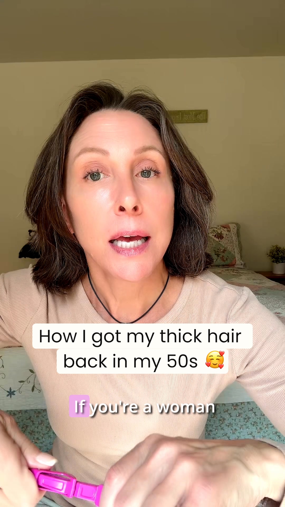 Humby Organics Facebook ad: Shampoo & Conditioner for Thinning Mature Hair
