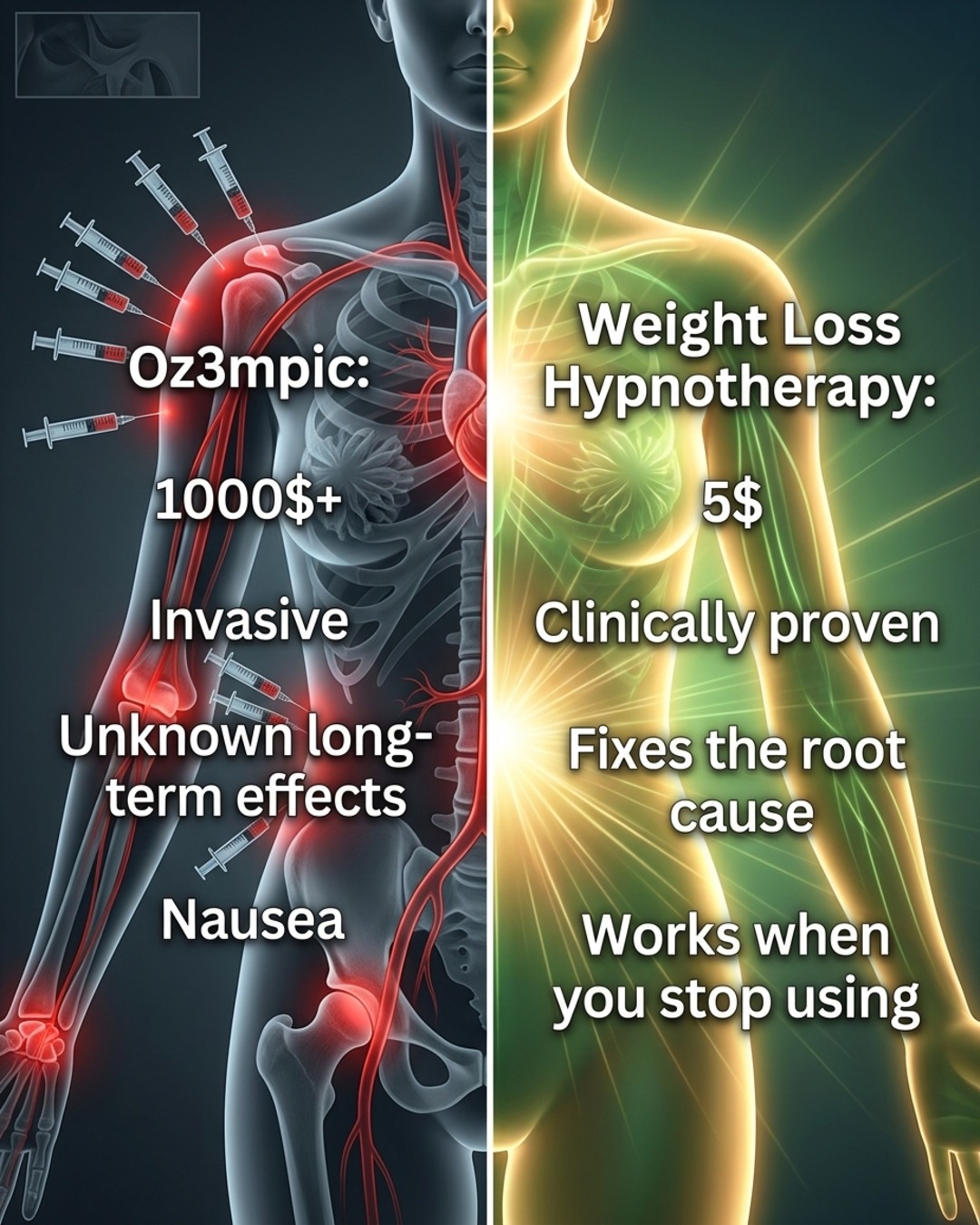 Hypnozio: power of hypnotherapy Facebook ad