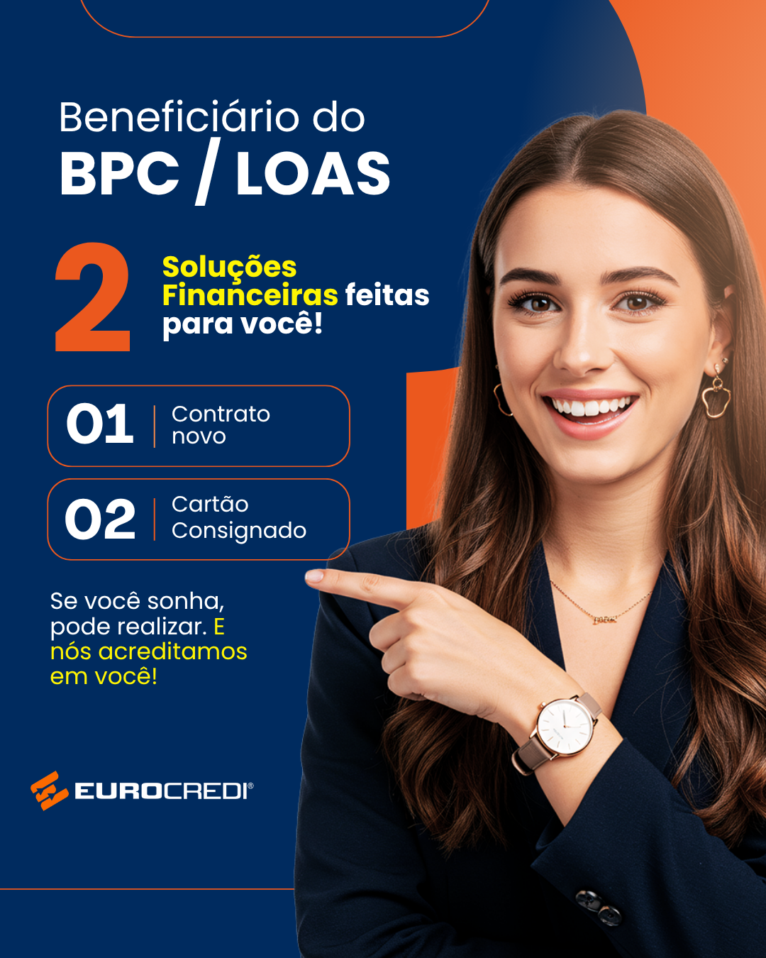 EUROcredi Promotora Facebook ad: Saiba mais.