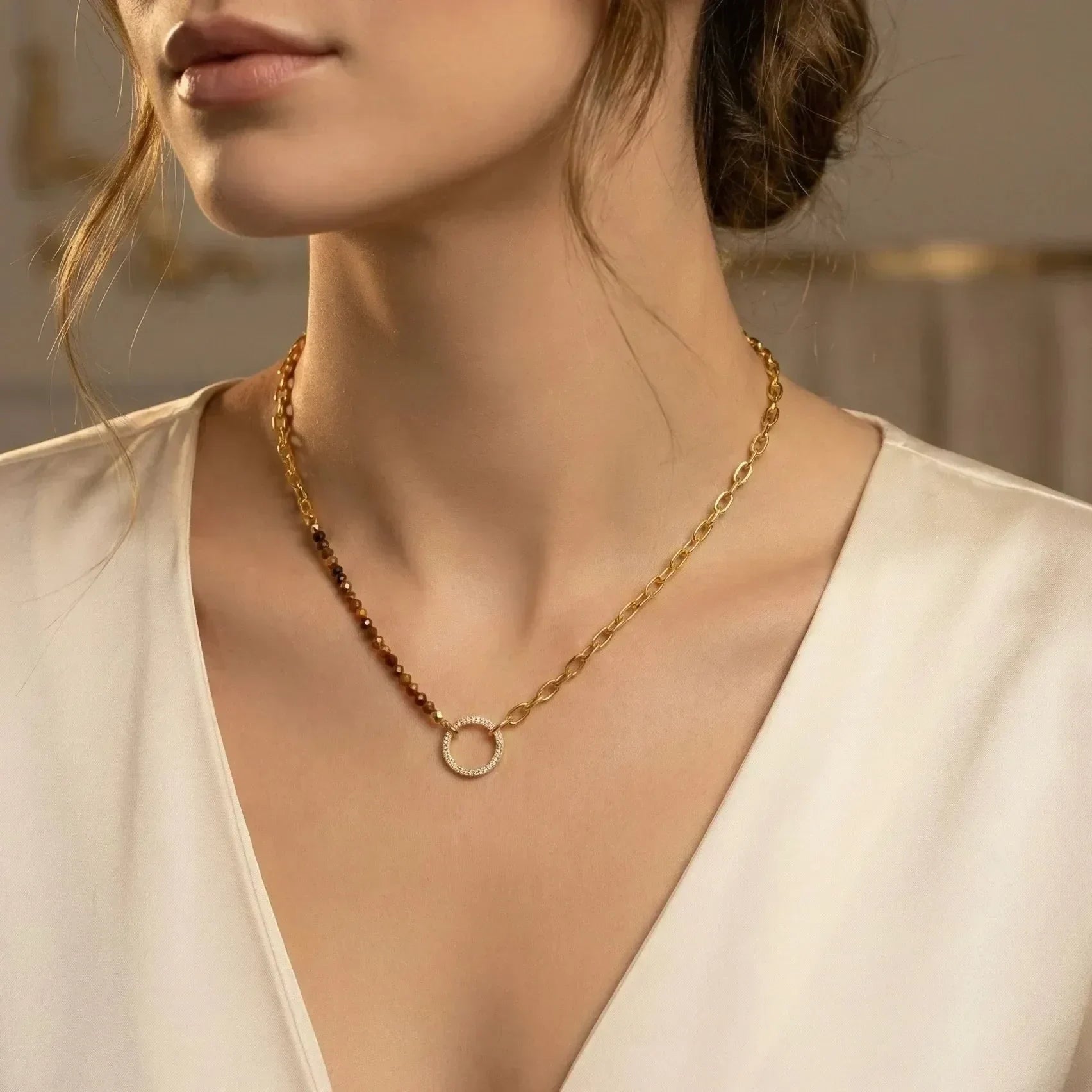 Latatva Jewels Facebook ad: In every crystal lies a story, a journey…