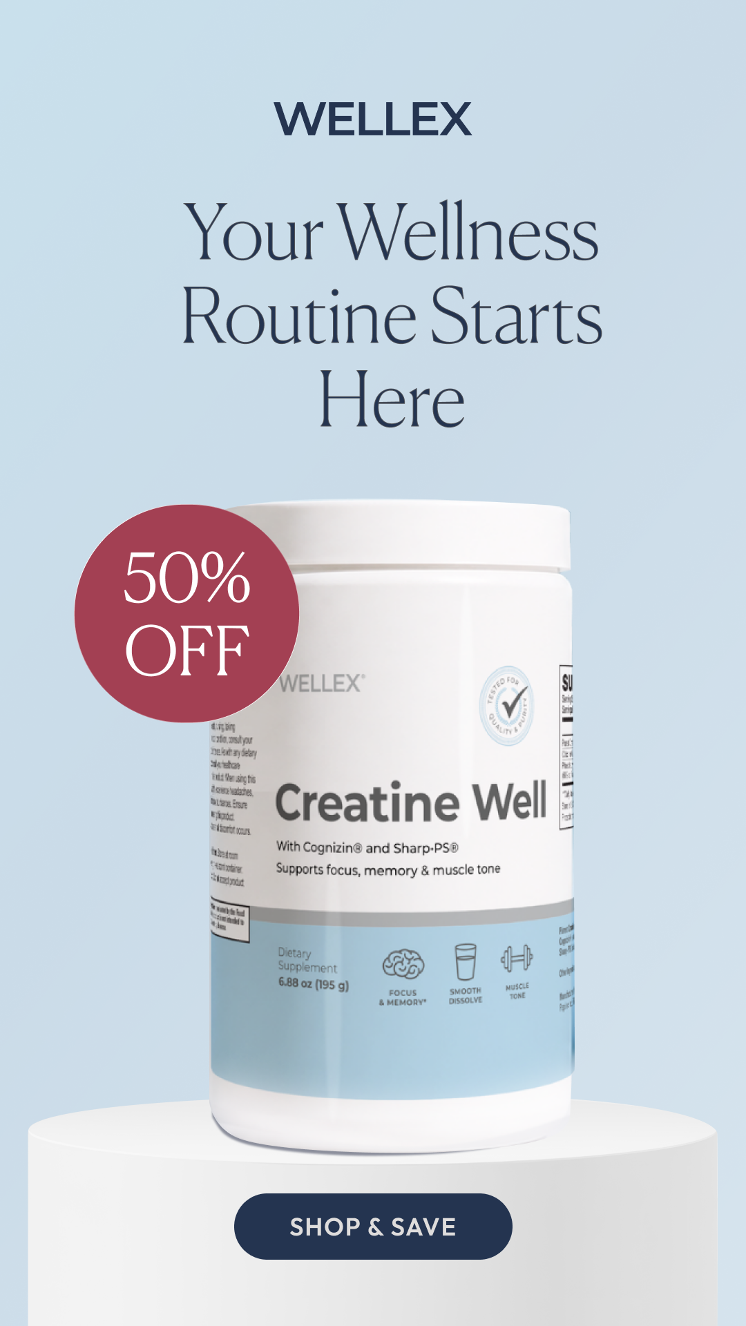 Wellex Facebook ad