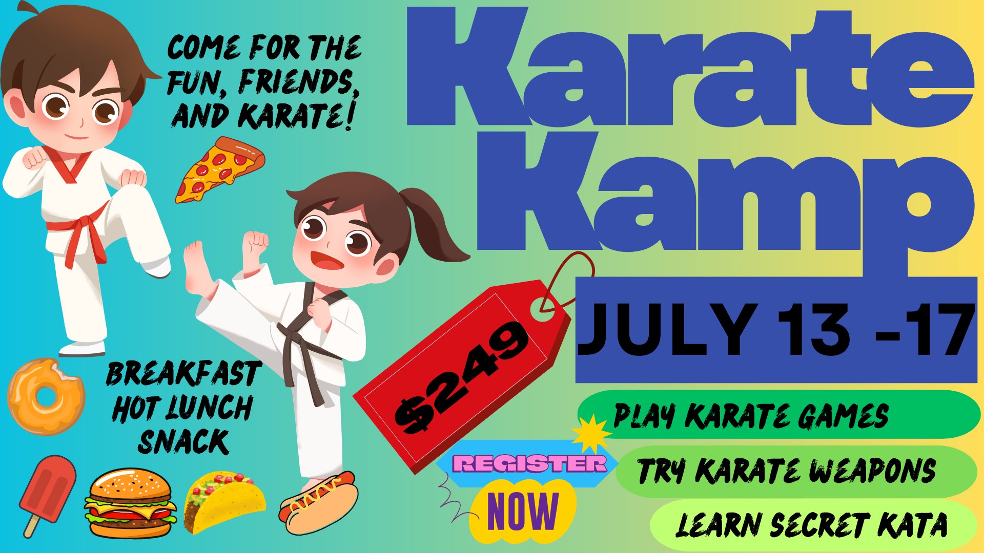 The Master's Martial Arts Academy Facebook ad
