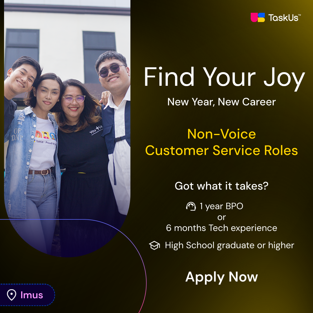 TaskUs Facebook ad