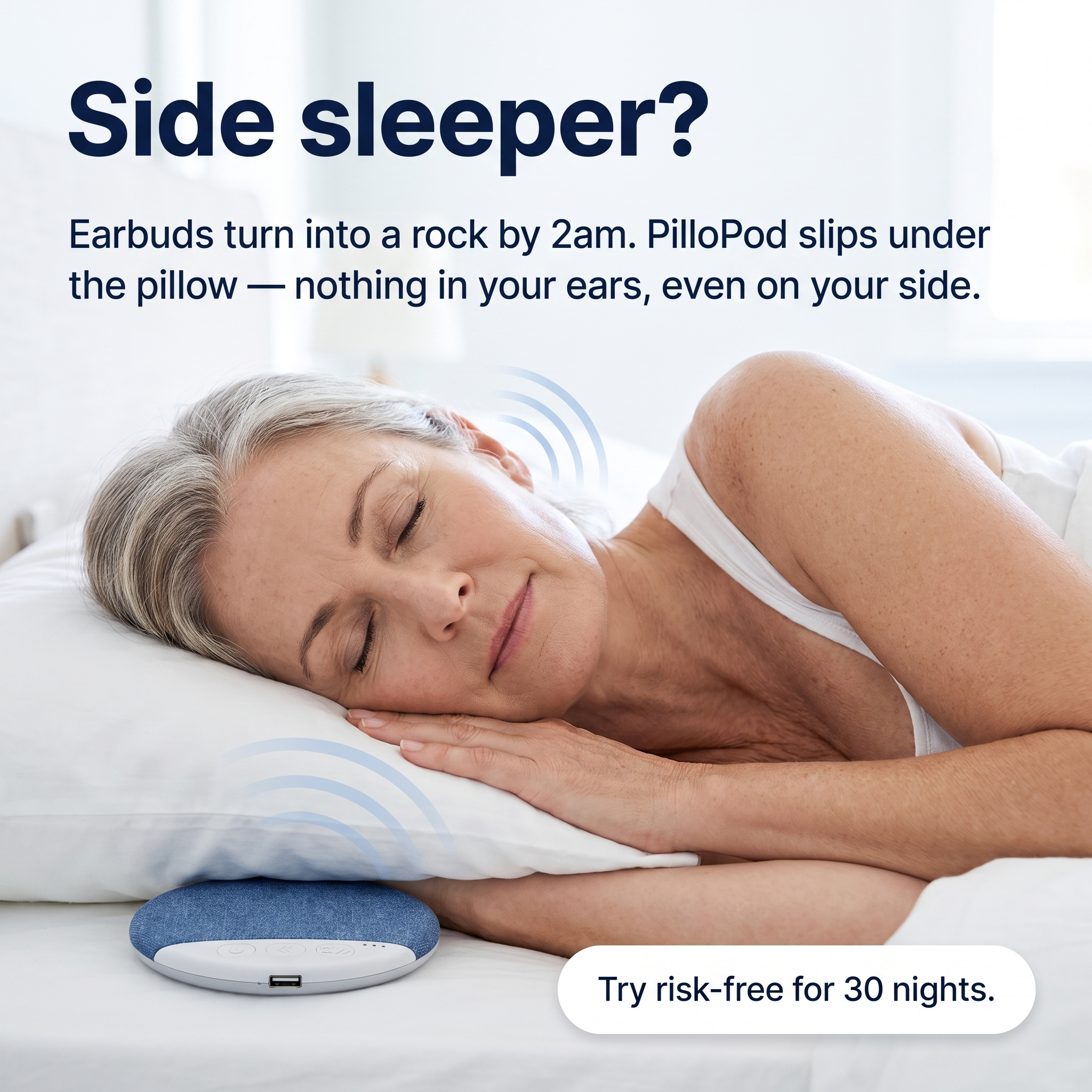 PilloPod Facebook ad