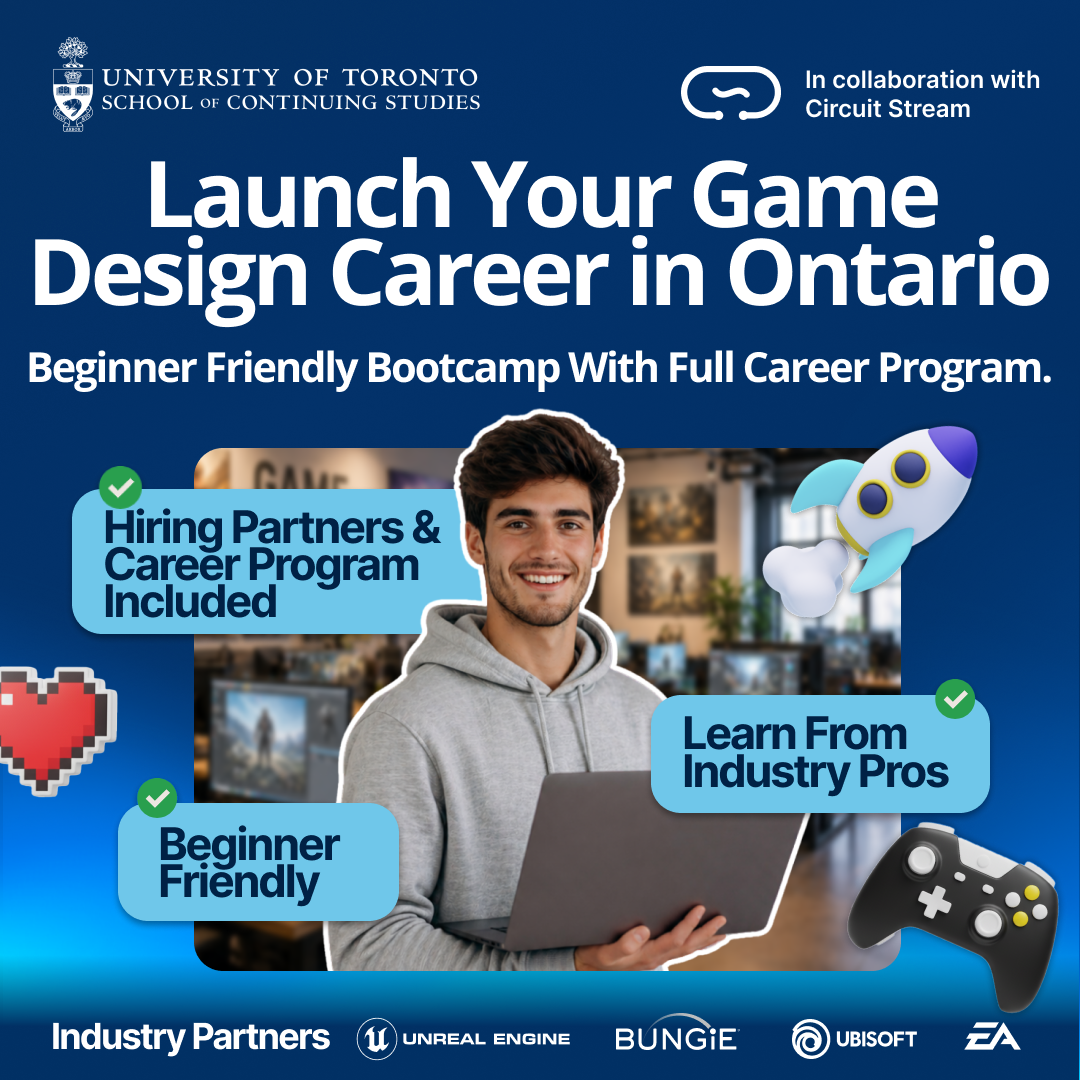 University of Toronto School of Continuing Studies Bootcamps Facebook ad