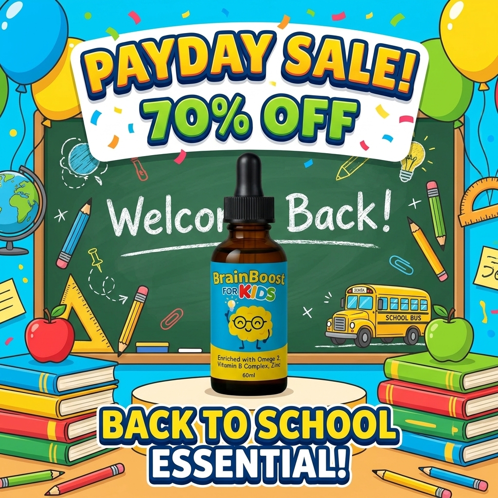 BrainBoost For Kids Facebook ad