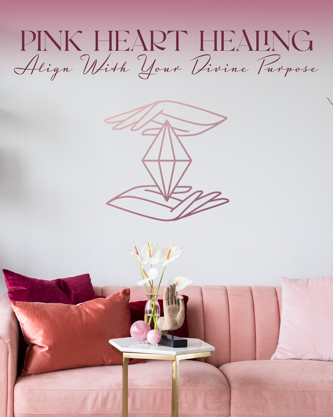 Pink Heart Healing Facebook ad