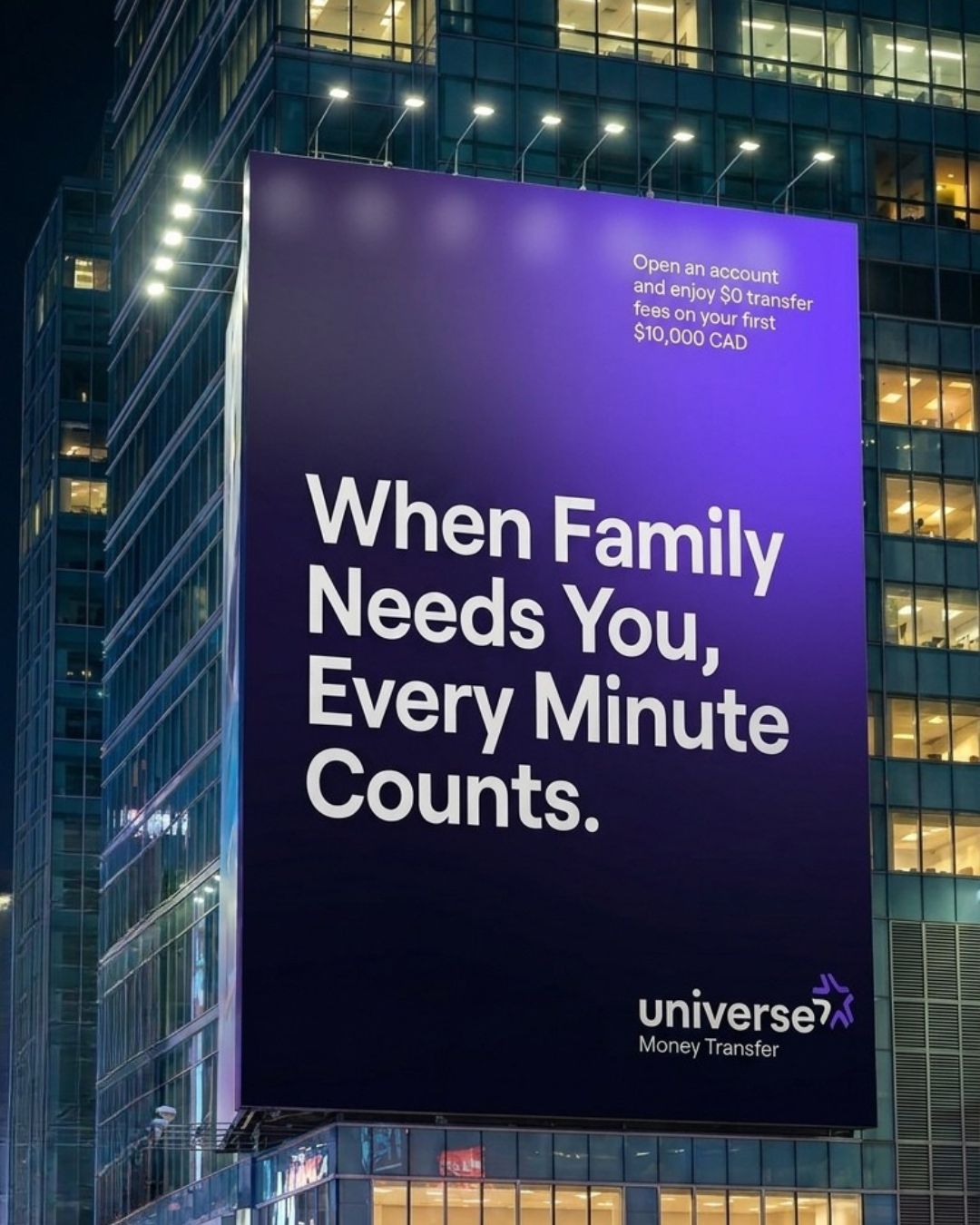 Universe Money Transfer Facebook ad: Money Transfer Services | Send Money Globally | UniverseMT