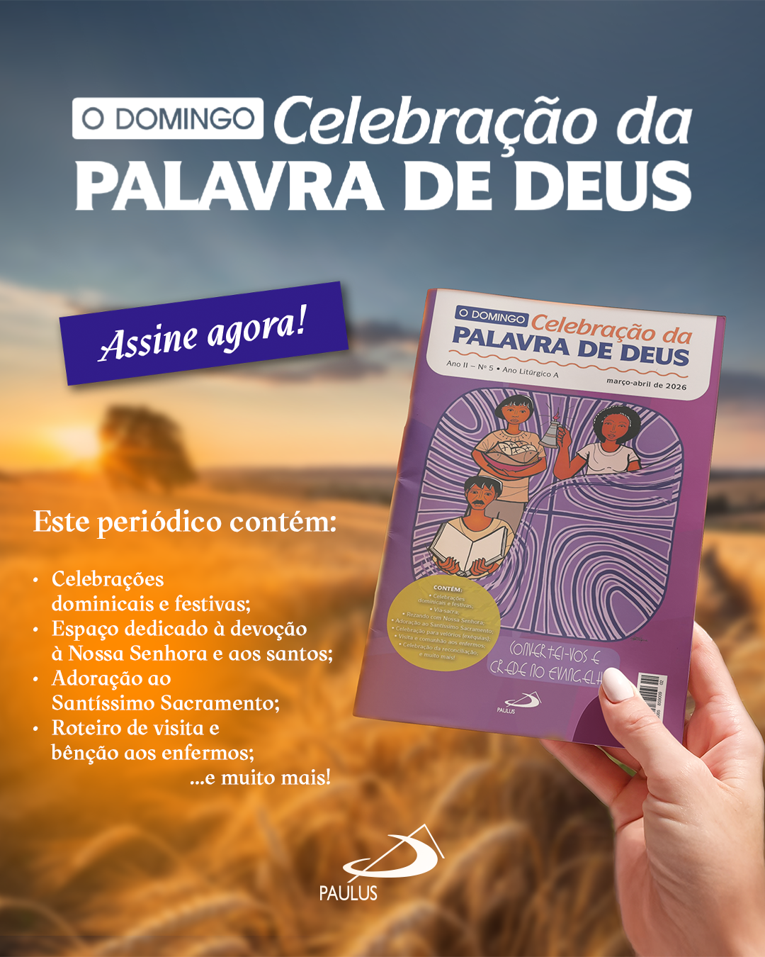 Paulus Editora Facebook ad: O que você vai encontrar