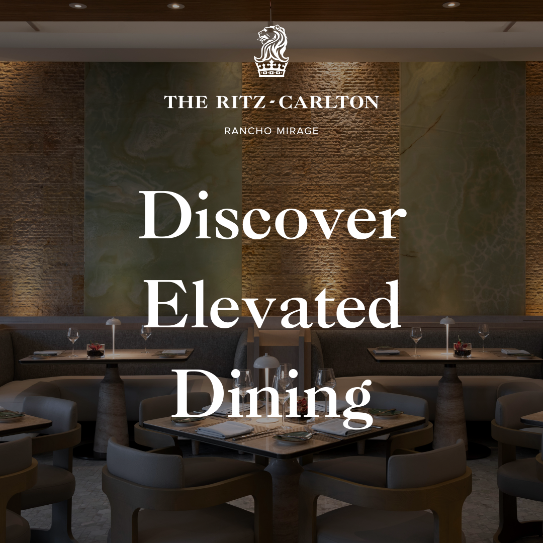 The Ritz-Carlton, Rancho Mirage Facebook ad: Elegant Restaurant & Bar