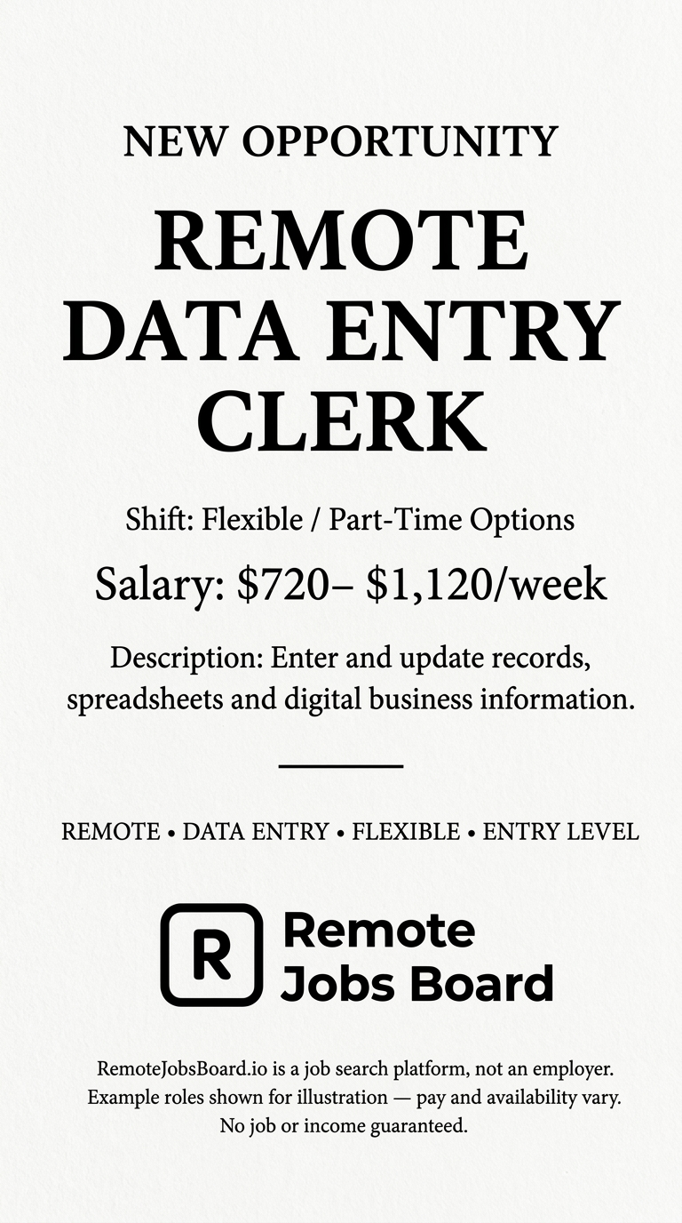 Remote Jobs Board - Work From Anywhere Facebook ad