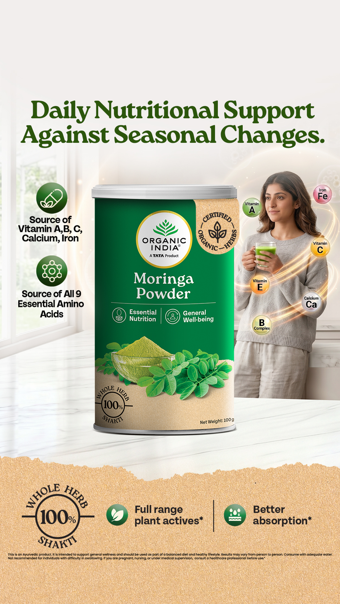 Organic India Facebook ad