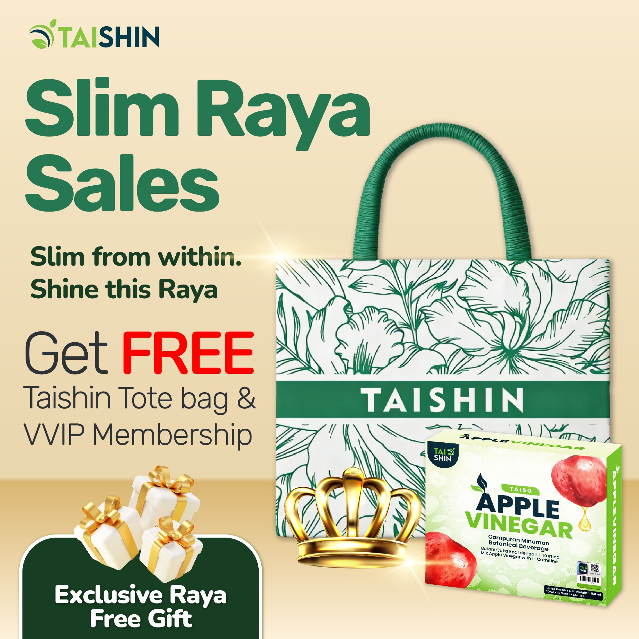 TAISO 有机瘦身醋 Facebook ad