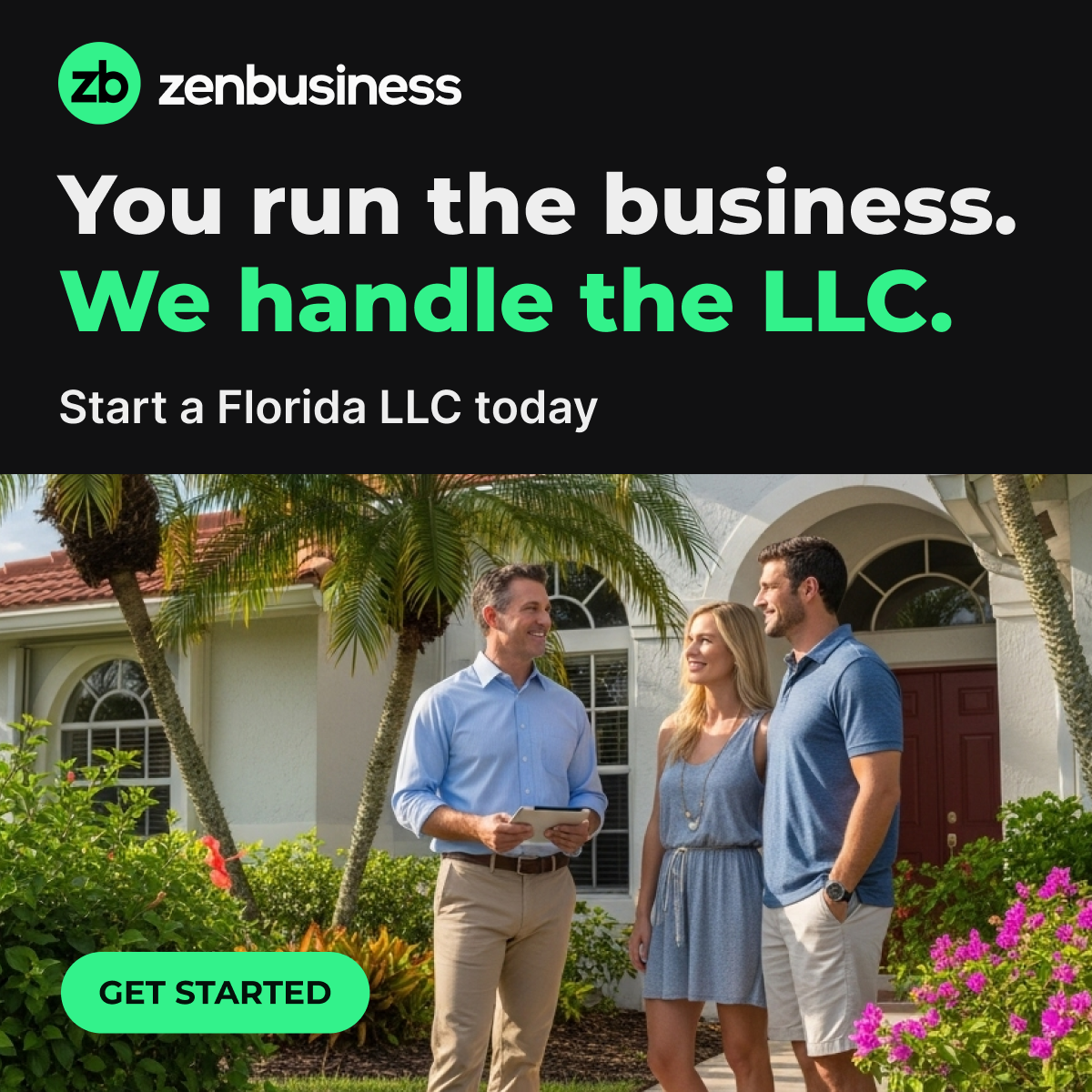 ZenBusiness Facebook ad