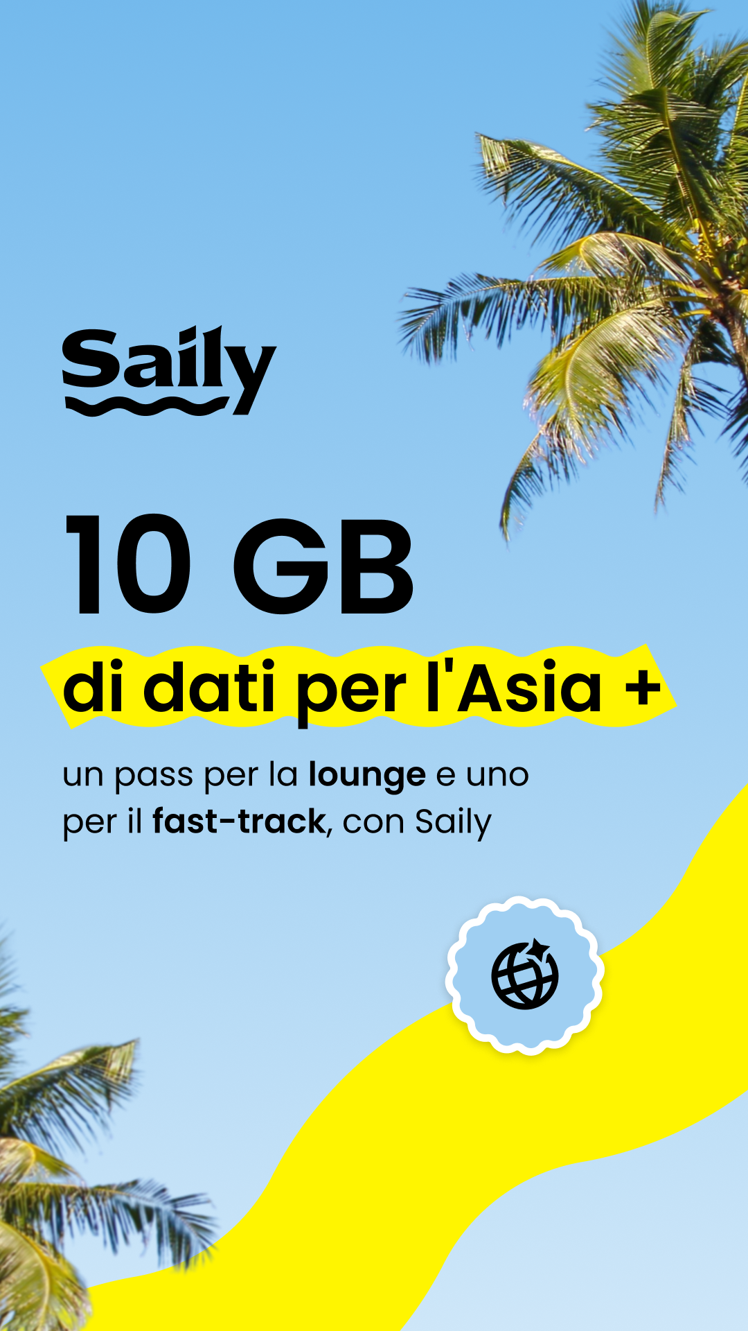 Saily Facebook ad