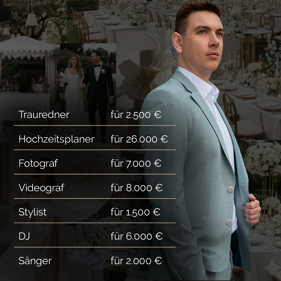 Maikranz & Avanessian Facebook ad: Die Super-Aufträge der Hochzeitsbranche
