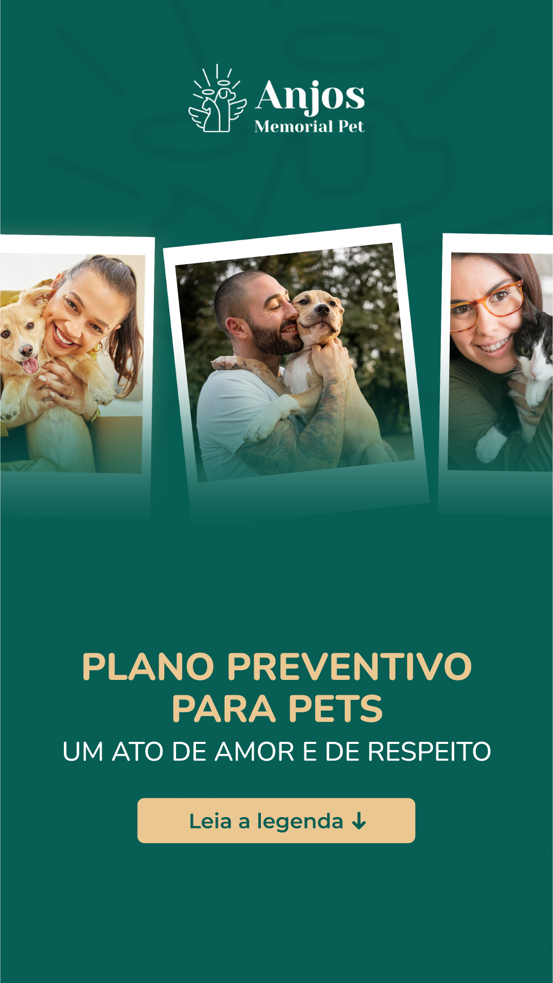 Anjos Memorial Pet Facebook ad from Jan 29, 2025