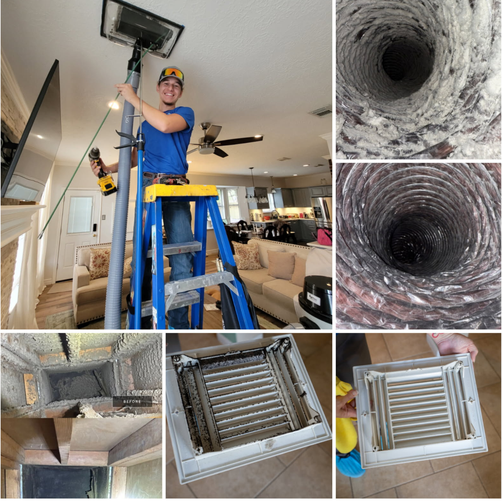 Dryer Vent Superheroes of West Omaha Facebook ad: Schedule Your Duct Cleaning Today!
