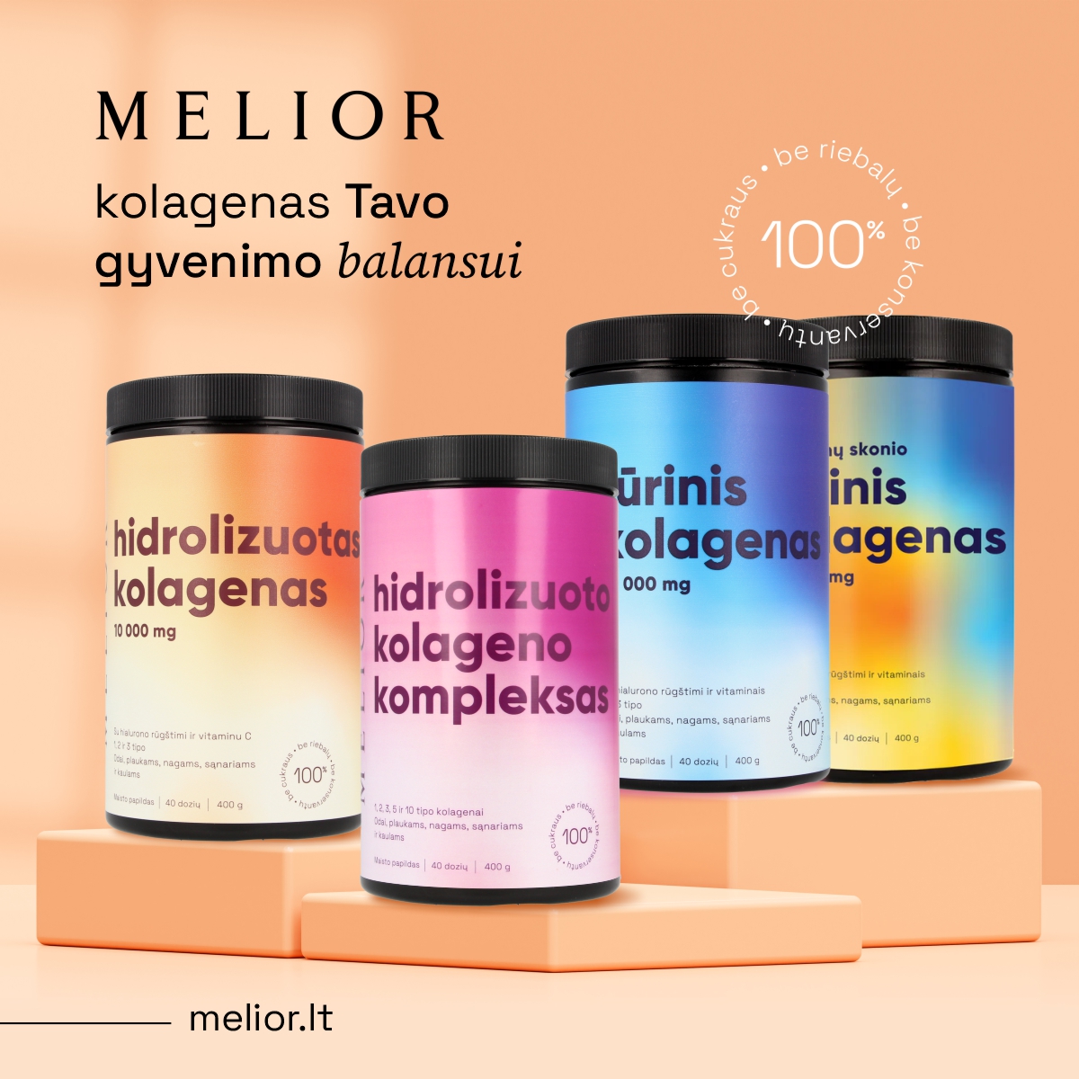 Melior.lt Facebook ad from Jul 15, 2026