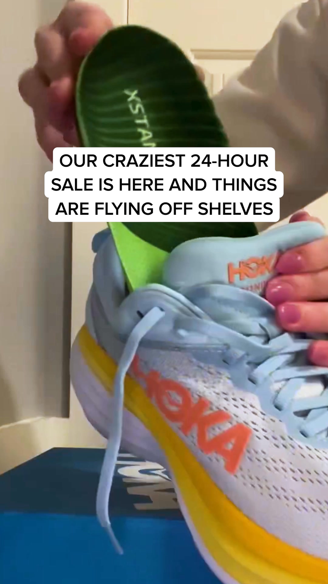 The Xstance Facebook ad: Relieve Plantar Fasciitis and Walk Pain Free Again