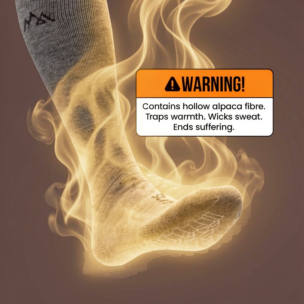 Summit Alpaca Socks Facebook ad