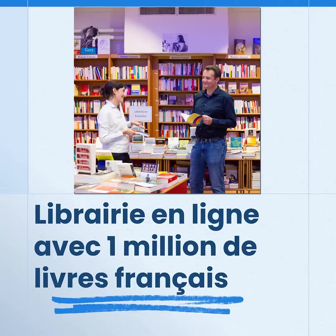 Lireka Facebook ad: Librairie en ligne - 1 million de livres en français