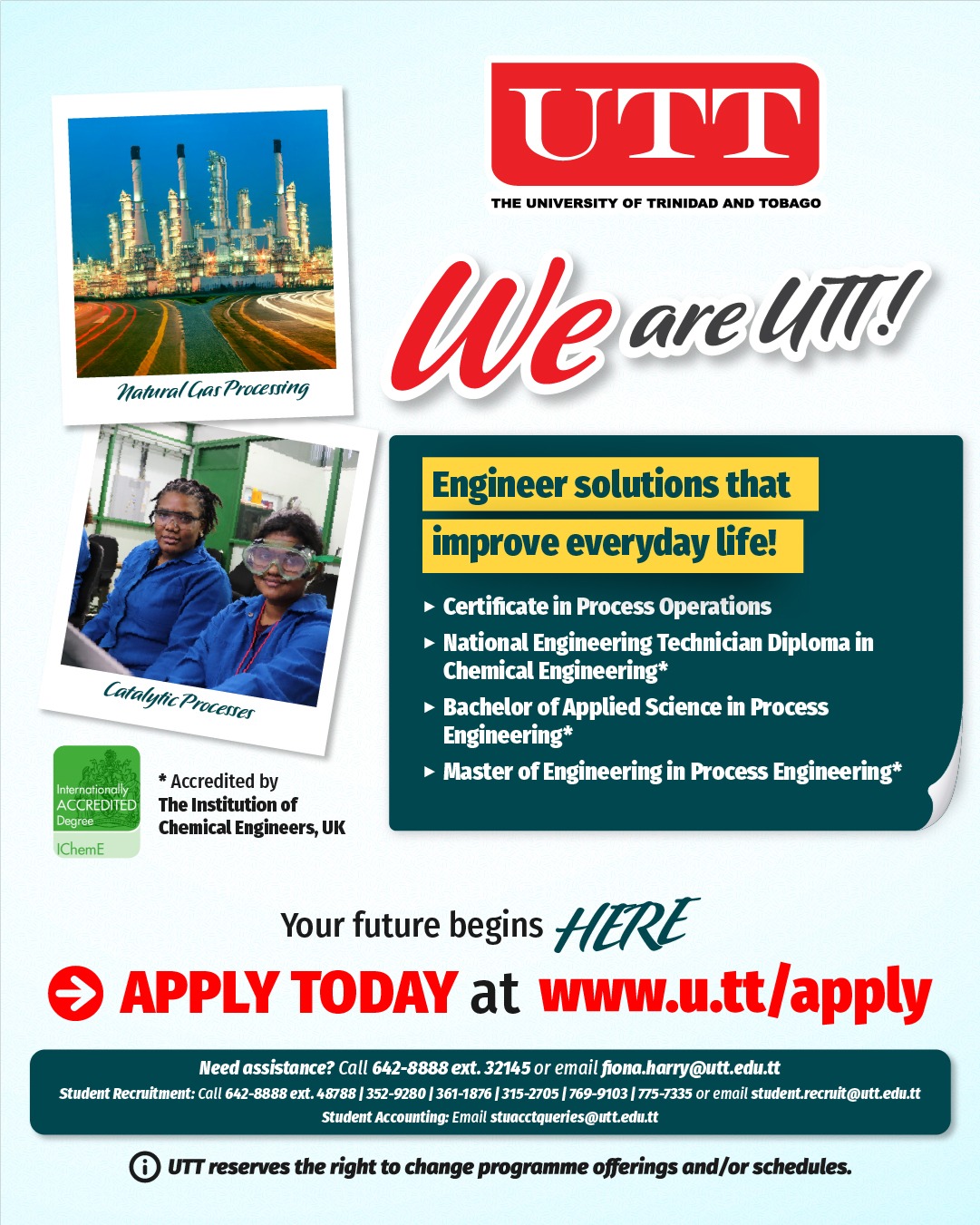 UTT - The University of Trinidad and Tobago Facebook ad