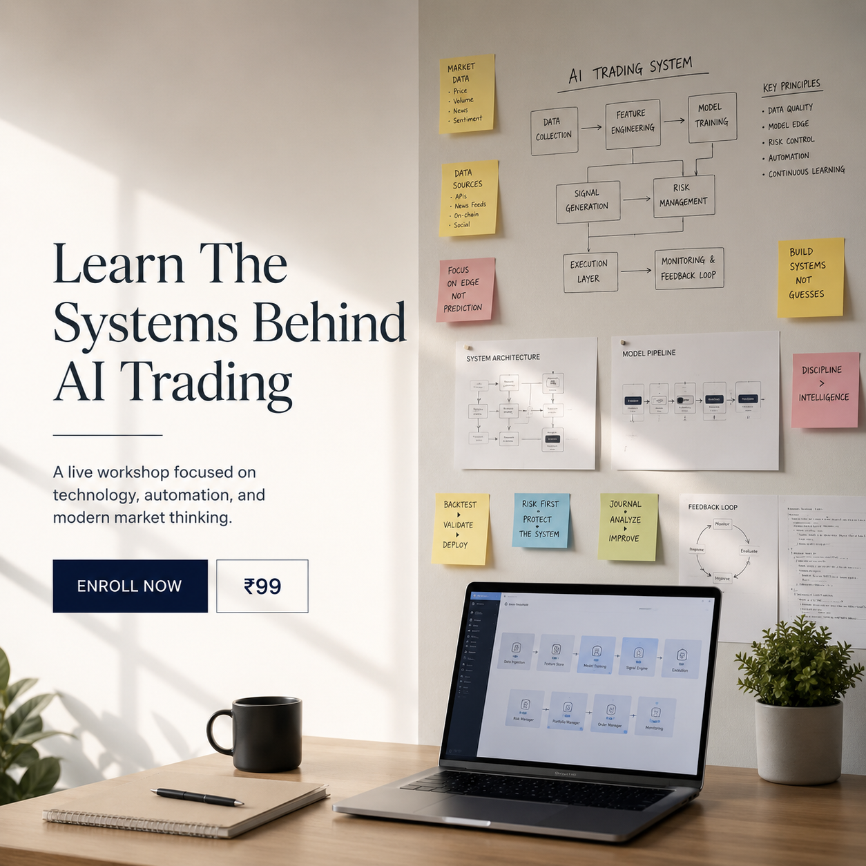 Master Algo Trading with Siddharth Facebook ad: Automate Your Decisions