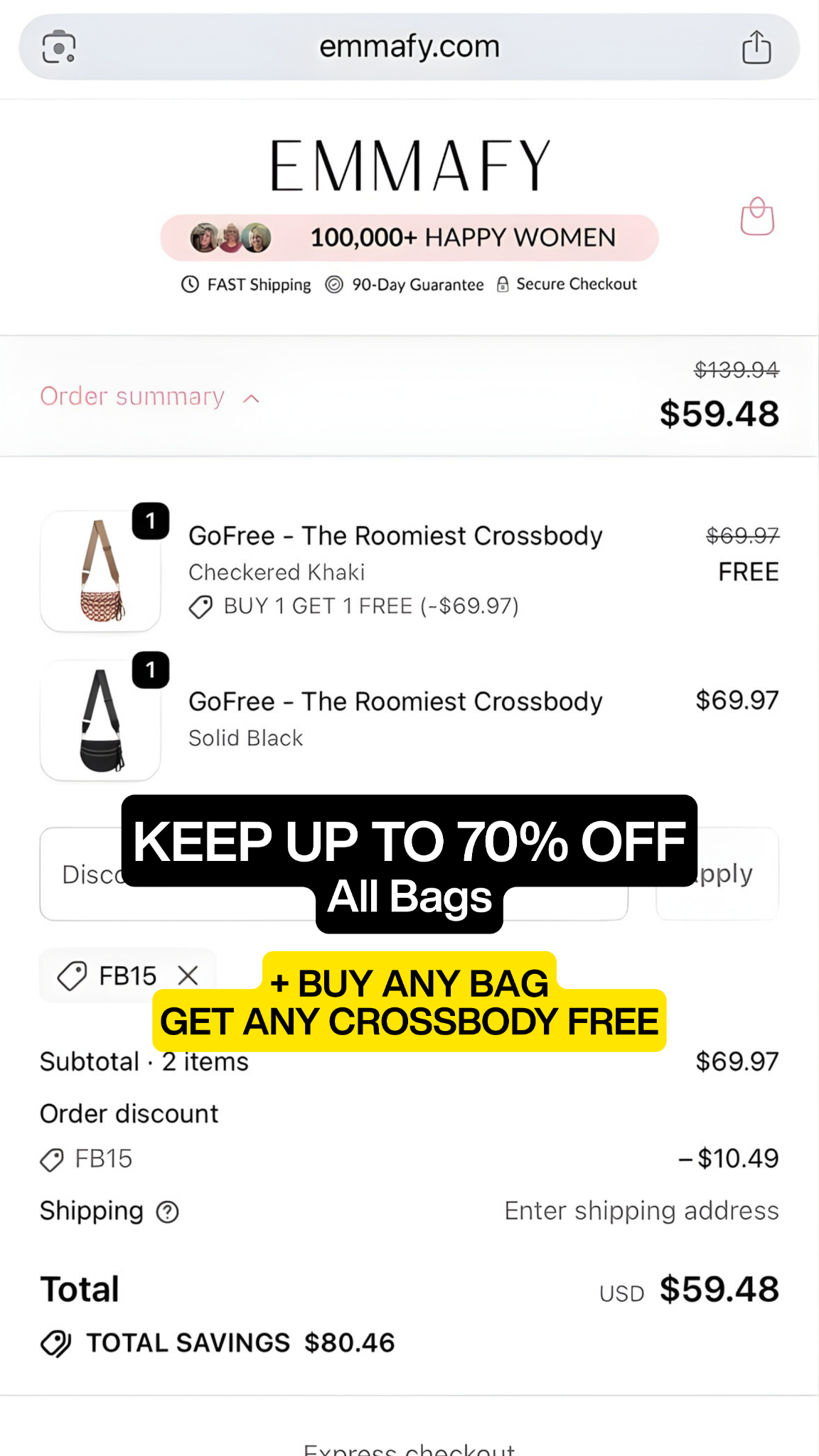 Emmafy Facebook ad