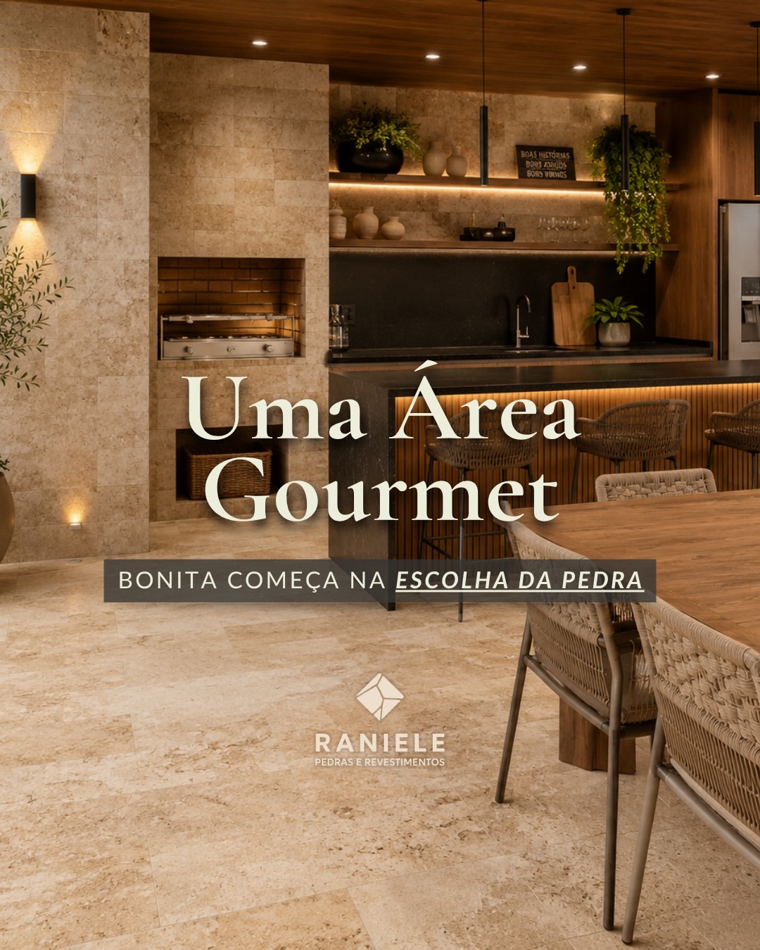 Raniele Pedras Revestimento Facebook ad: Beleza, resistência e sofisticação fazem toda diferença no…
