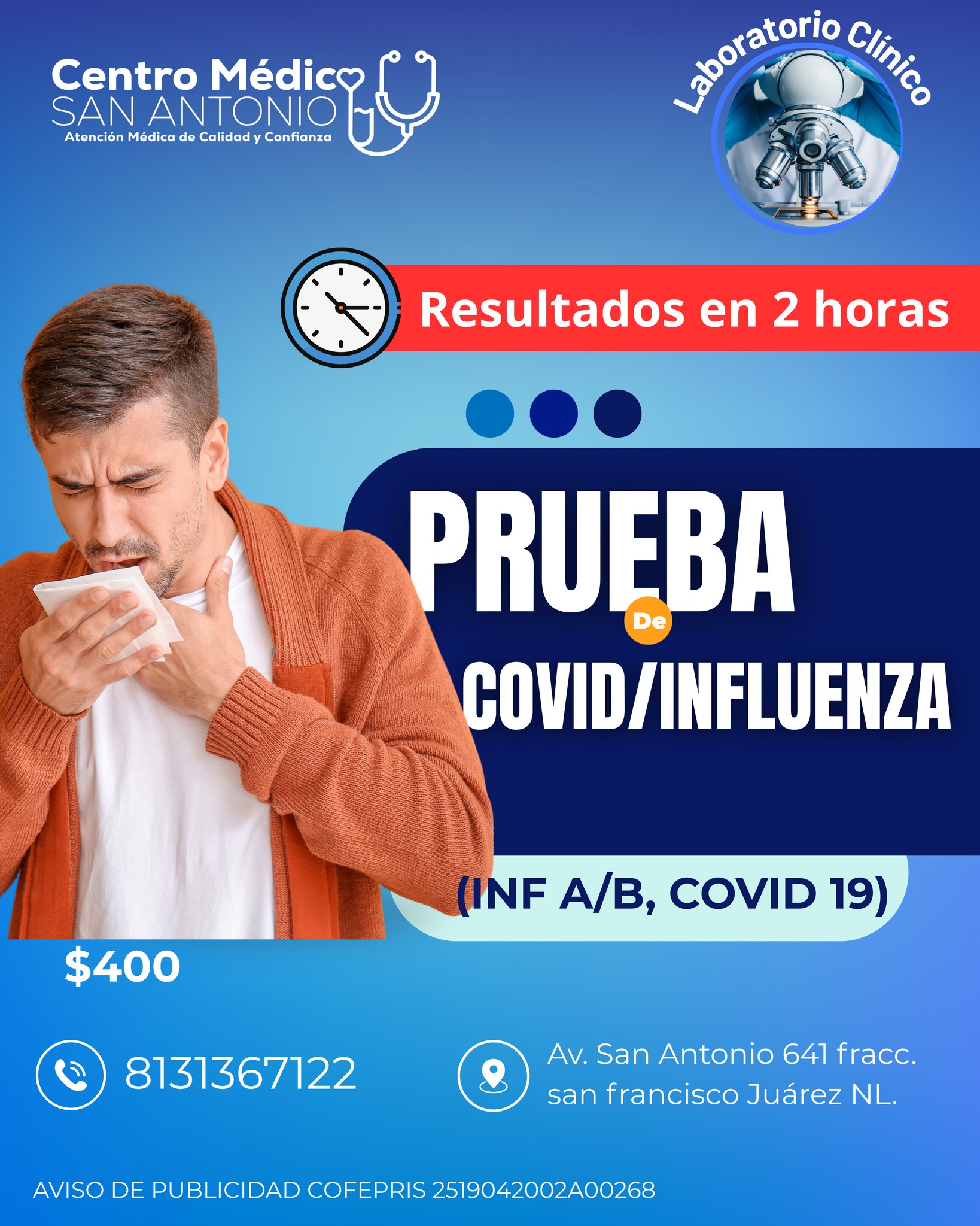 Centro Médico San Antonio Facebook ad: Centro Médico San Antonio
