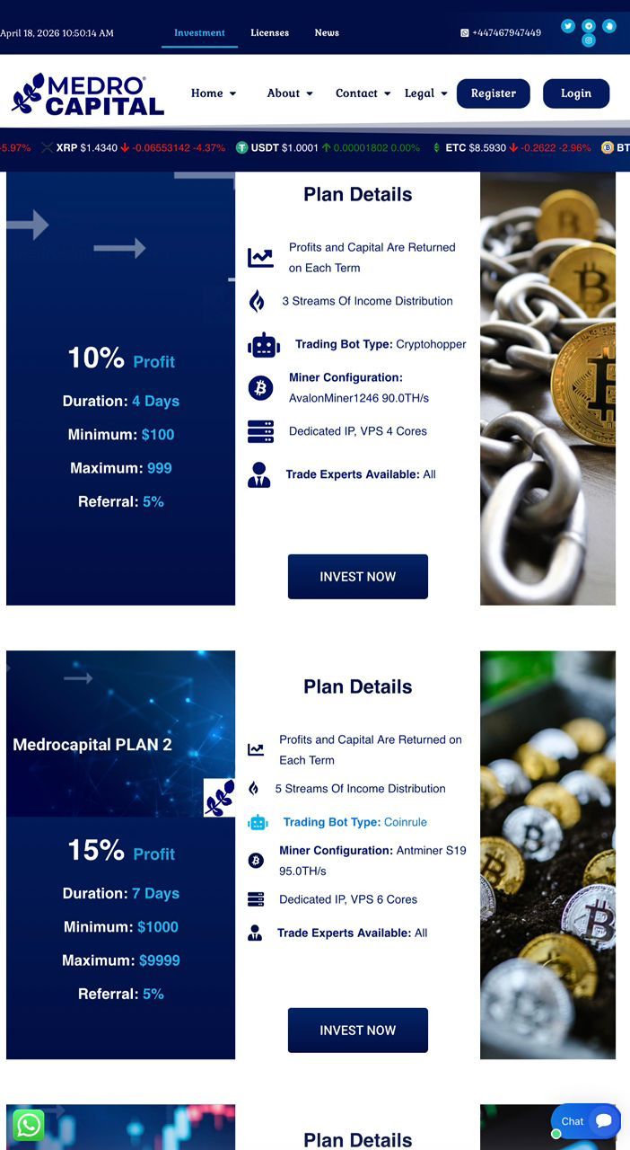 Atomforge Fin Facebook ad: Medro Capital, Leafy Online Investment and Reliable Green…