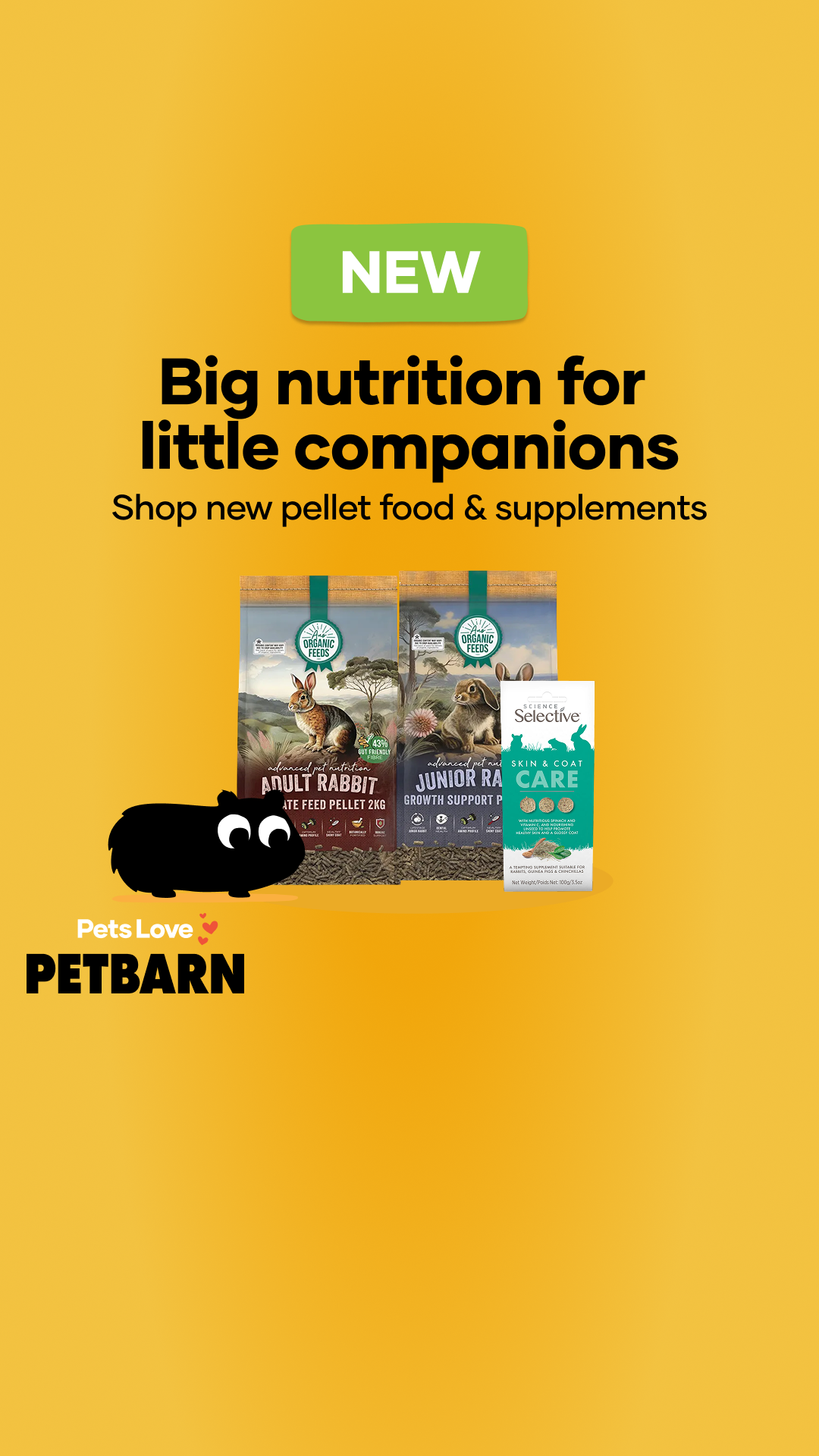 Petbarn Facebook ad: New In Small Pet Food