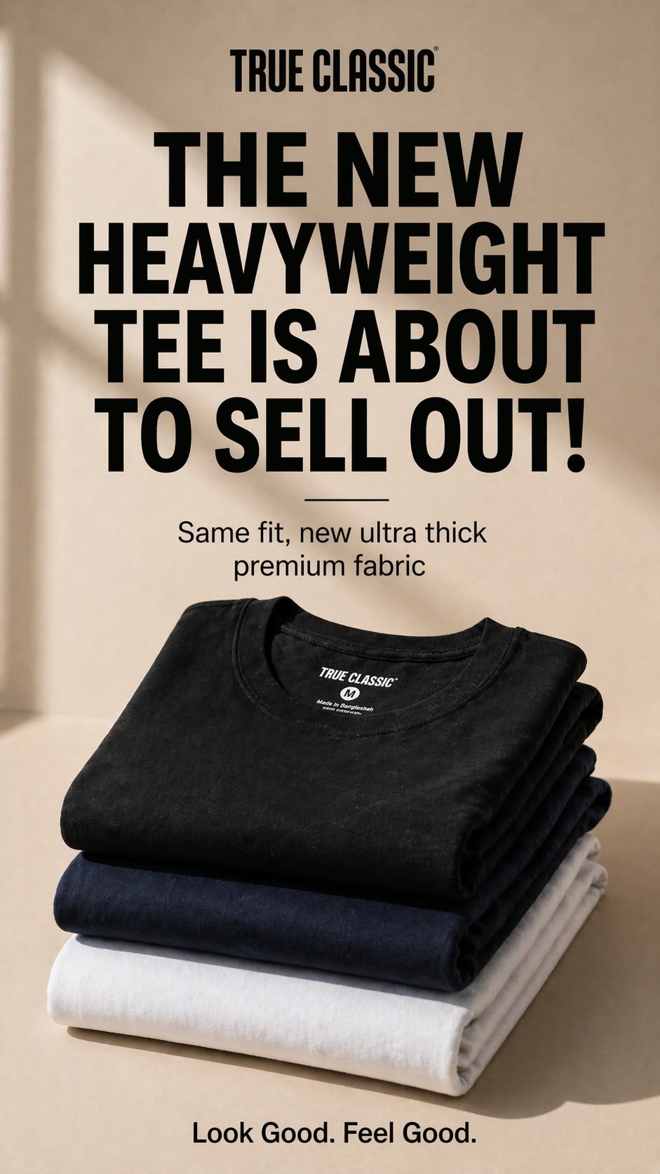 True Classic Facebook ad