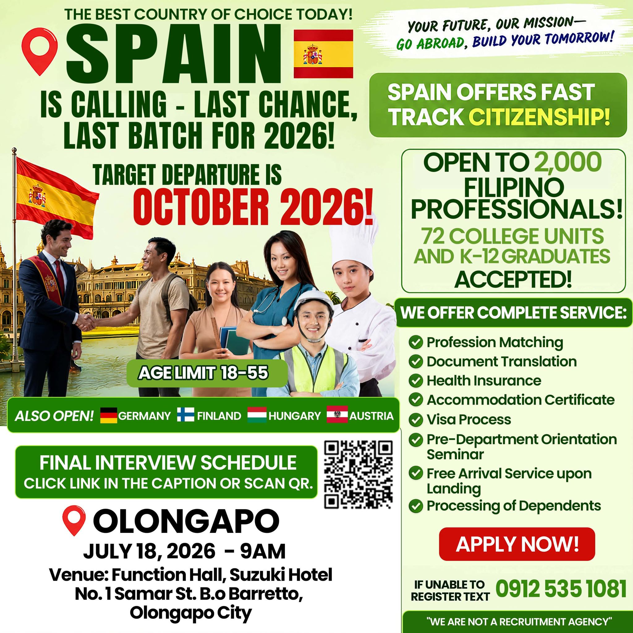 GO Abroad Facebook ad
