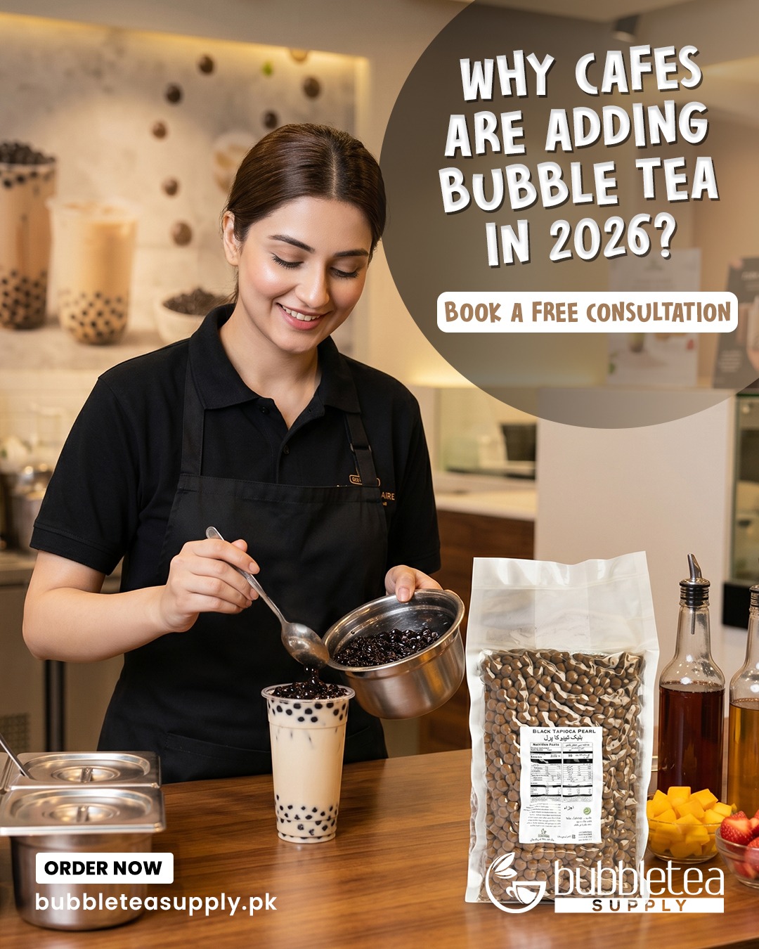Bubble Tea Supply Pakistan Facebook ad