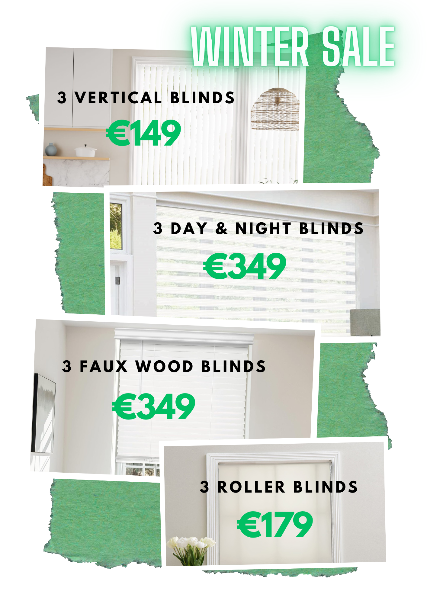 PriceLess Blinds Facebook ad: FREE quote & home measurement with no obligation or…