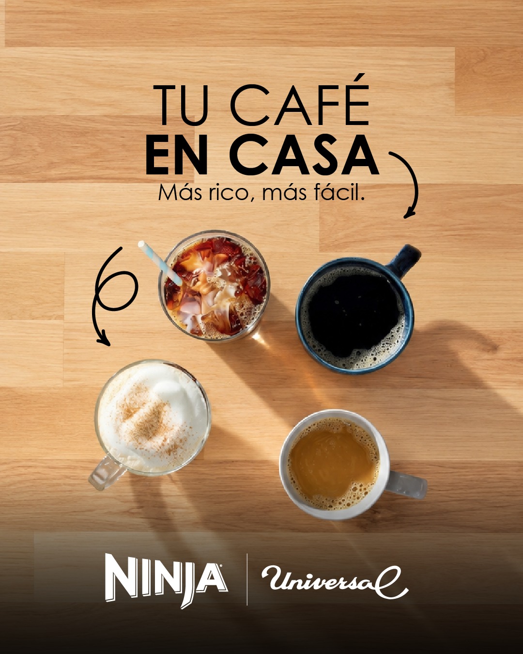 Tiendas Universal Facebook ad: Más rico, más fácil.