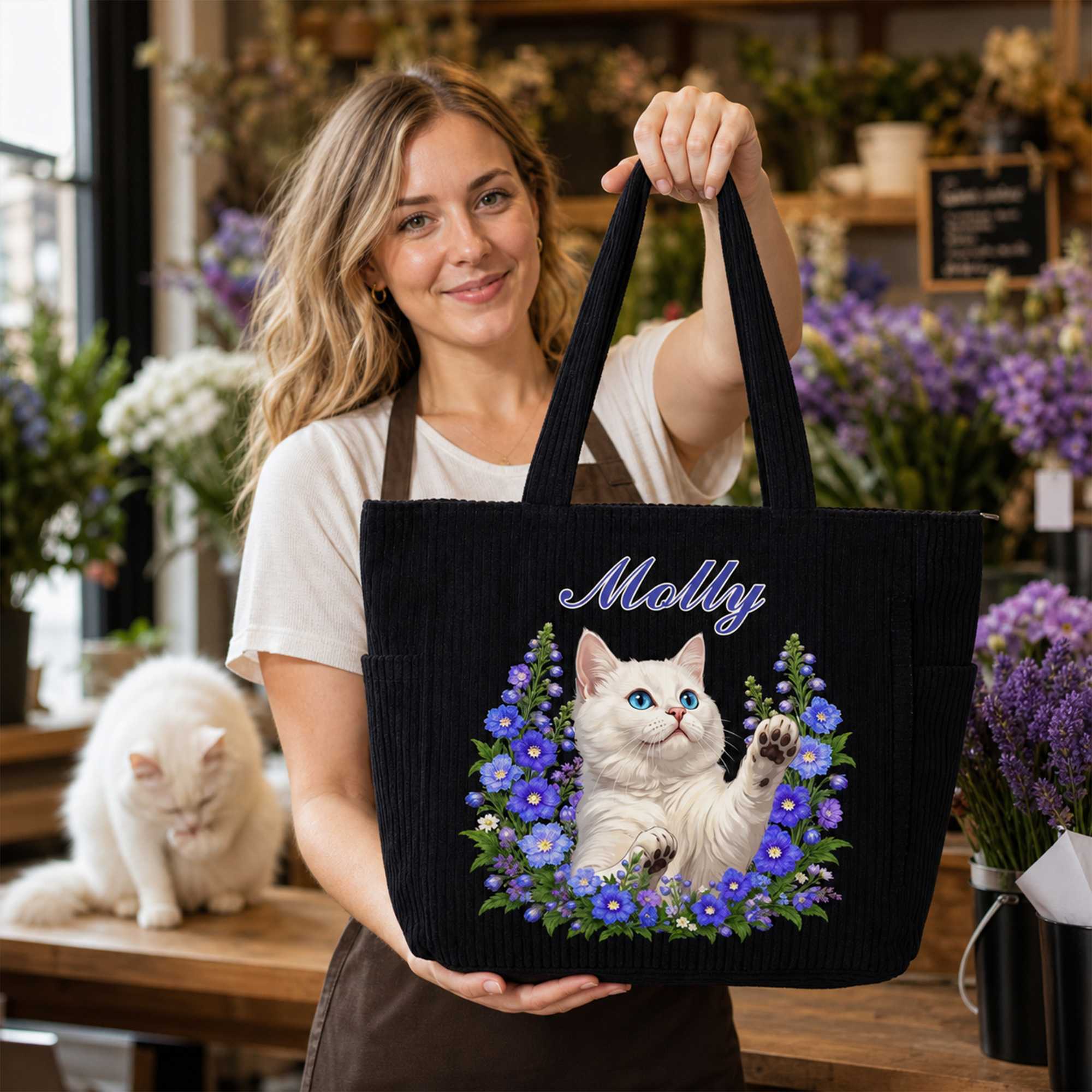 Callie Grace Facebook ad: Personalized Cute Pet Photo Birth Flower Large Capacity…