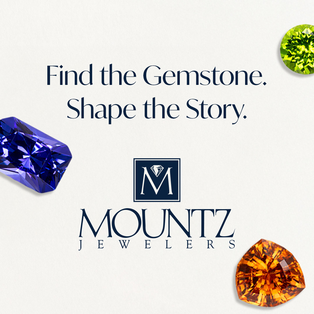 Mountz Jewelers Facebook ad: Find your gem, shape your story.