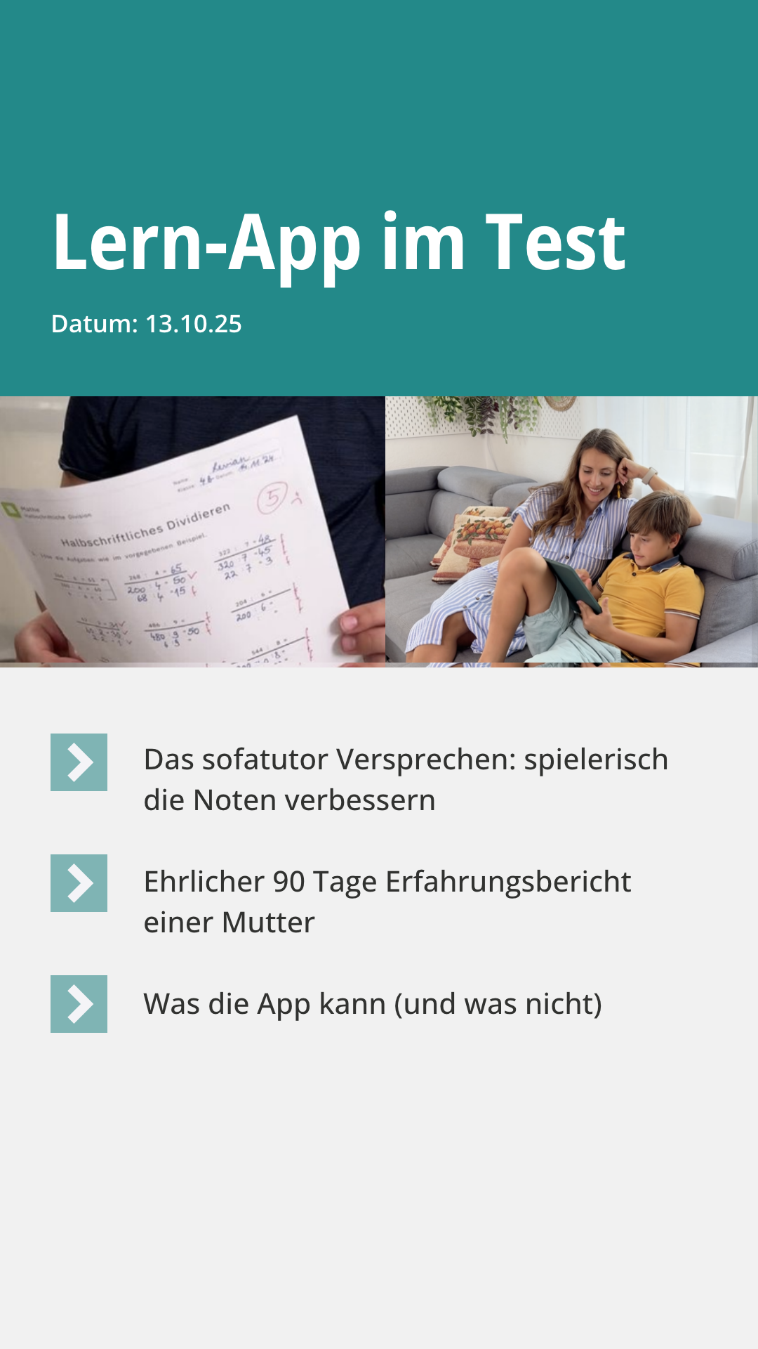 Mami Ratgeber Facebook ad