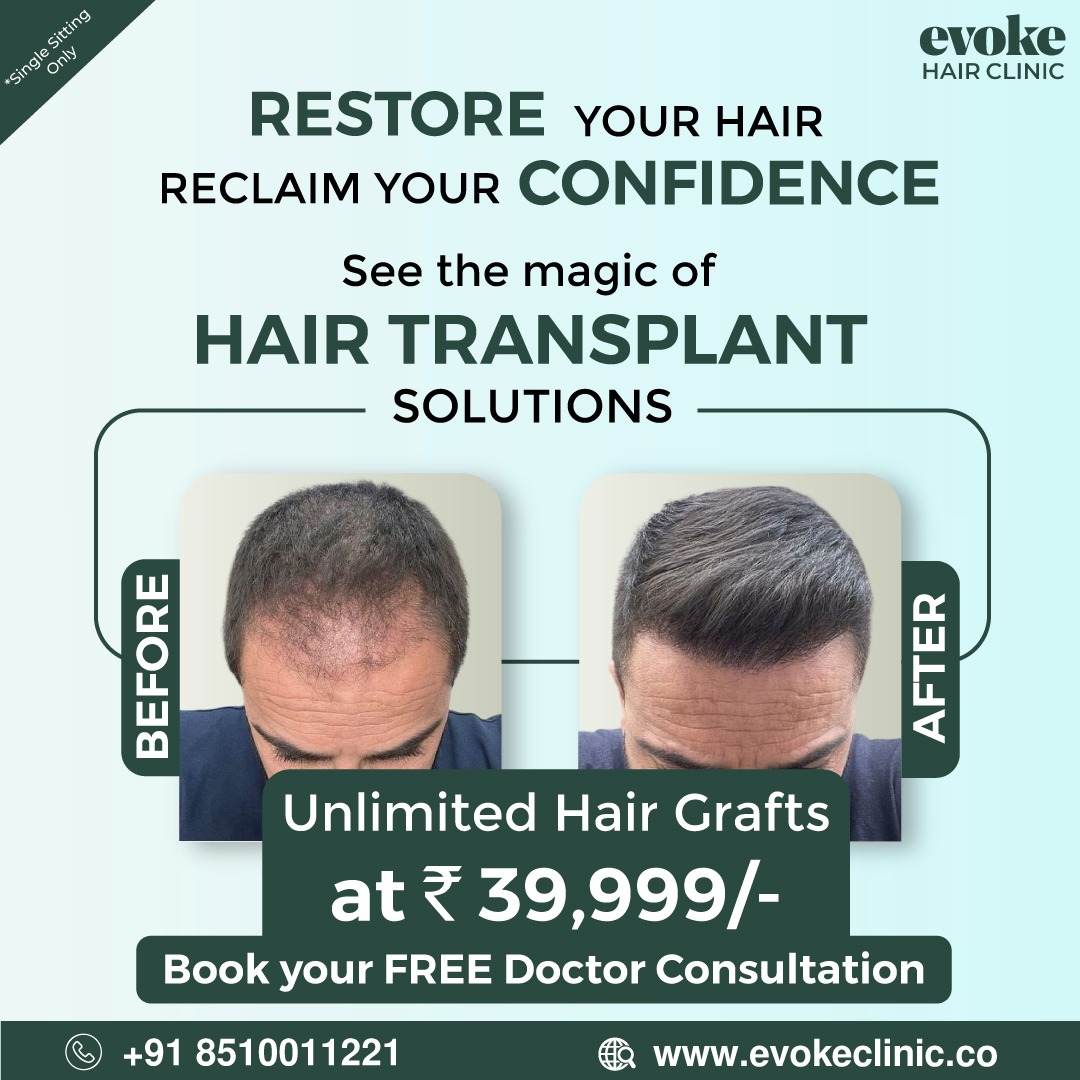Evoke Hair & Skin Clinic Facebook ad