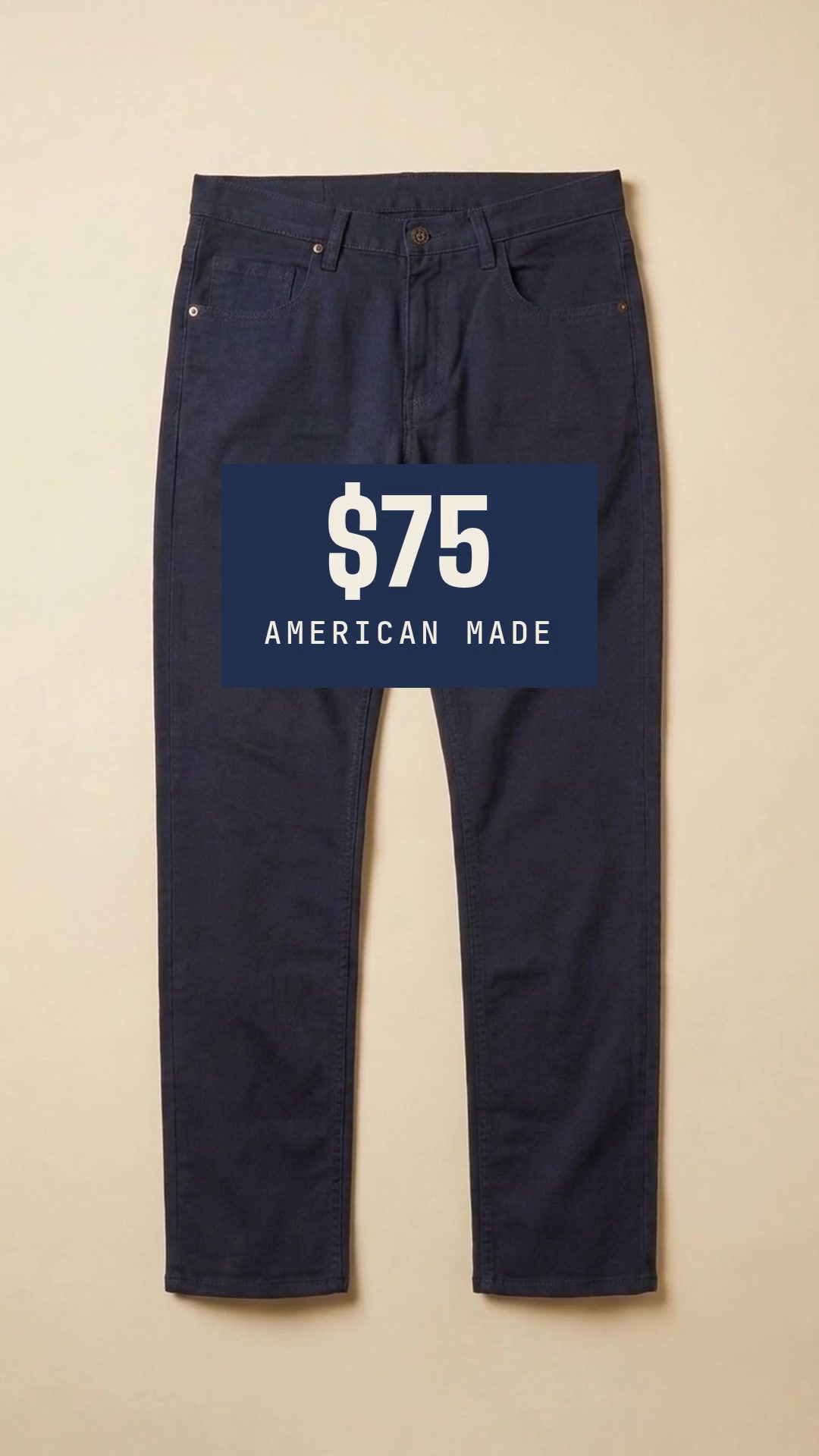 Dearborn Denim & Apparel Facebook ad: Made in Chicago. $75.