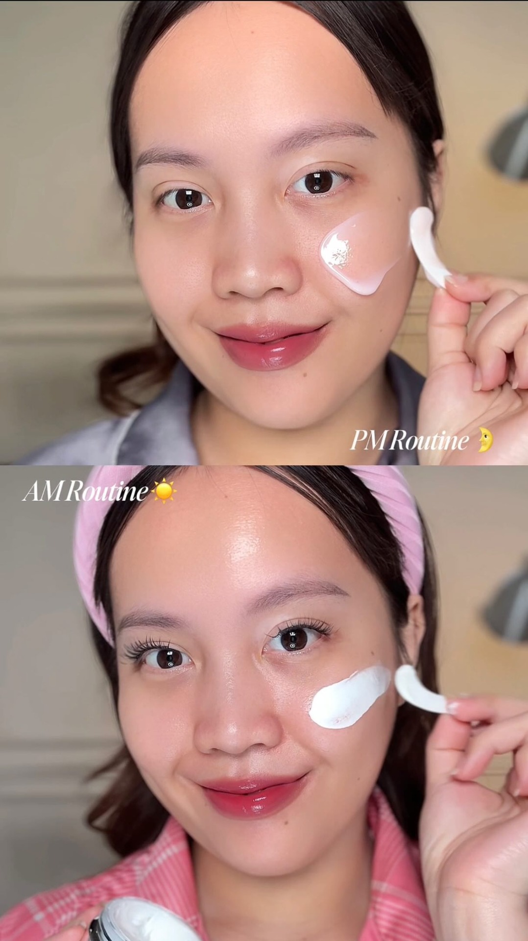 tiaralsta Facebook ad: ritual pagi & malem hari biar muka auto…