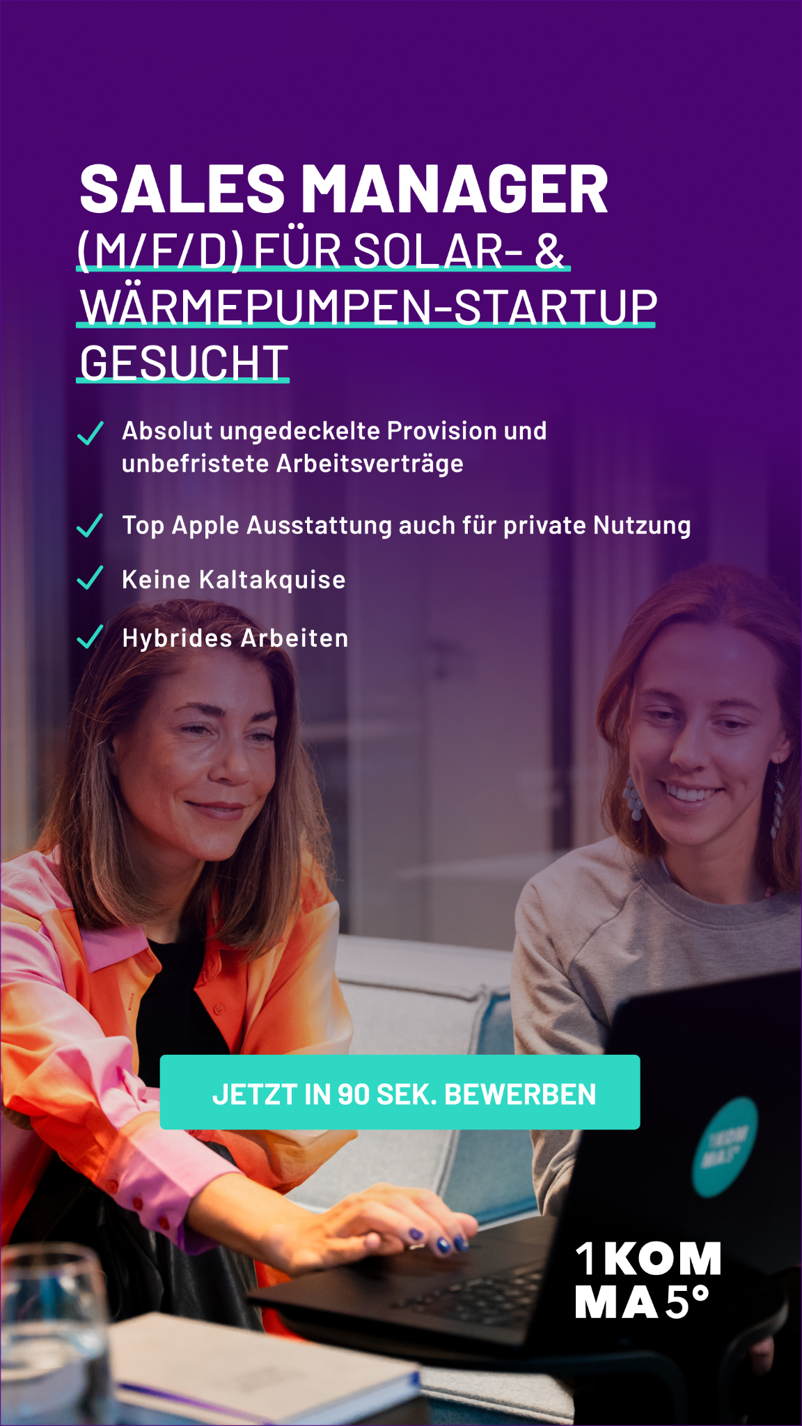 1KOMMA5GRAD Facebook ad