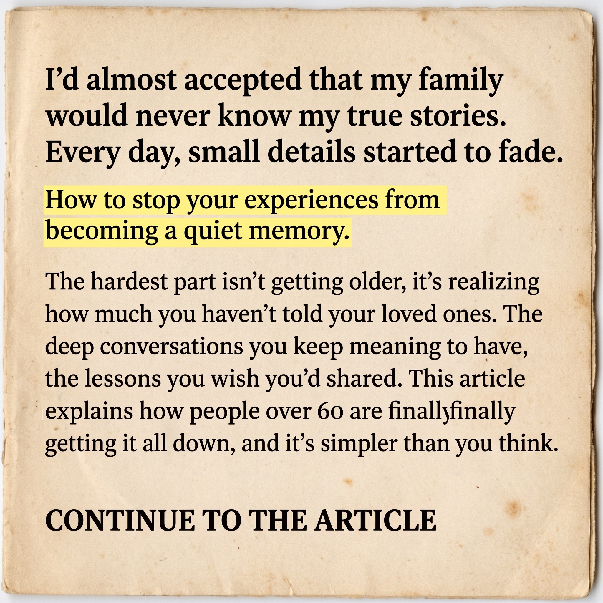 Memowrite Facebook ad