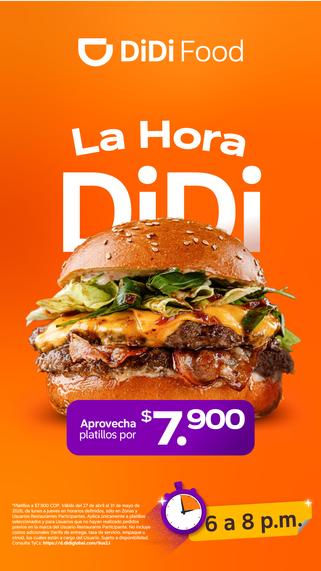 DiDi Food Colombia Facebook ad