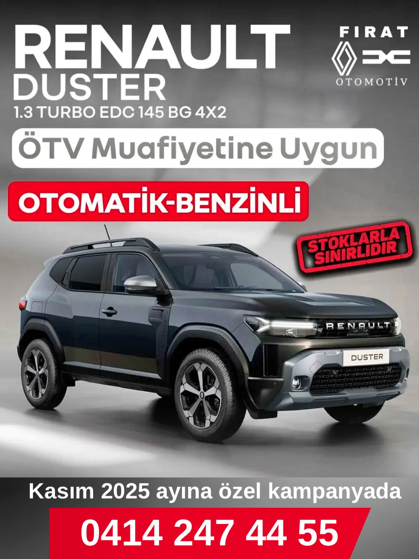 Şanlıurfa Fırat Otomotiv Facebook ad from Dec 16, 2025