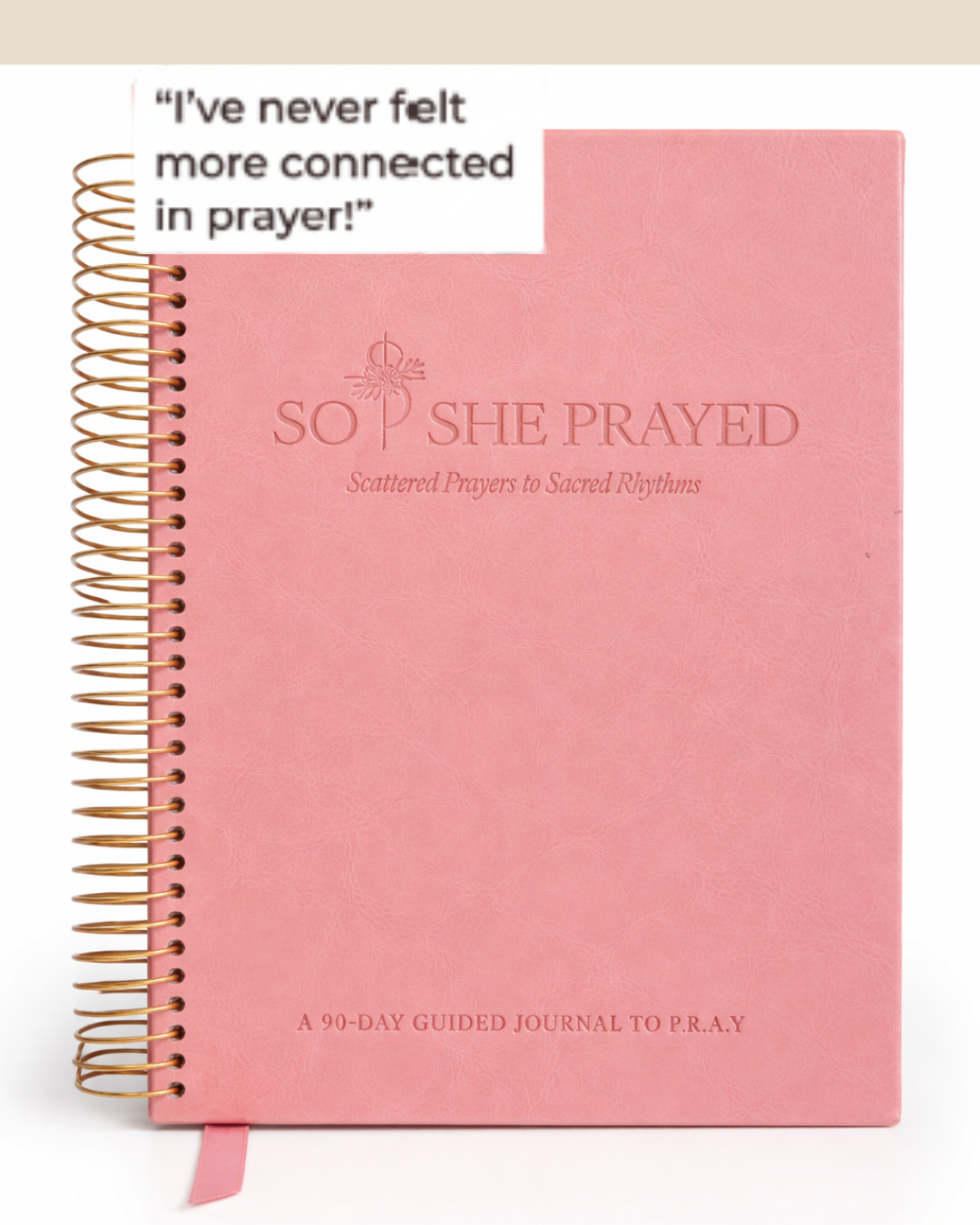 So She Prayed Journal Facebook ad: Grow in Prayer